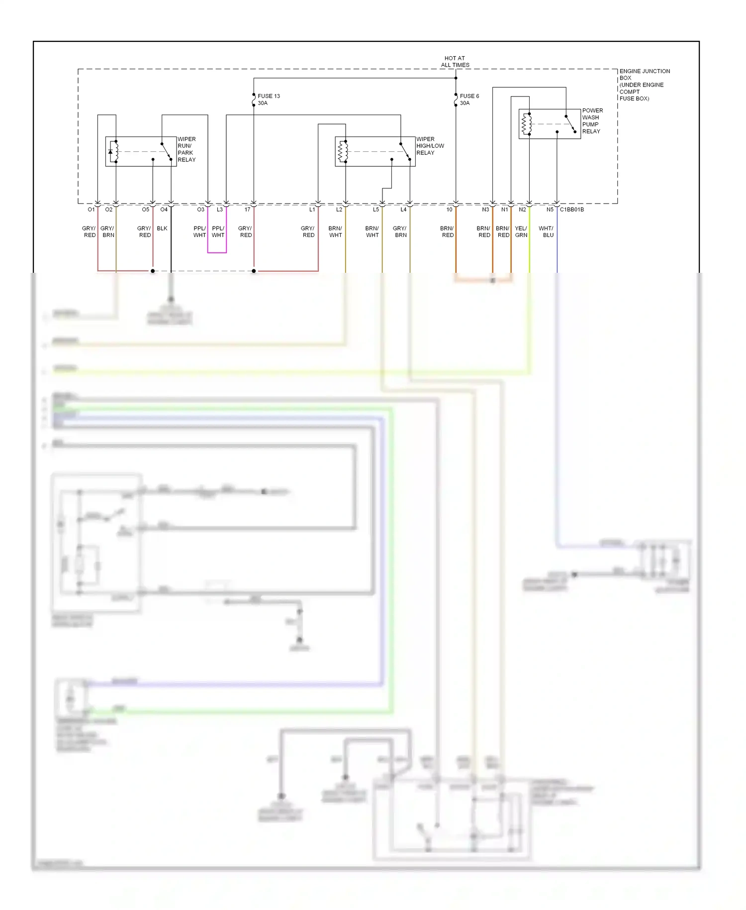 Wiring diagram blk for Jaguar XF I facelift (2011-2015) (125 of 125)