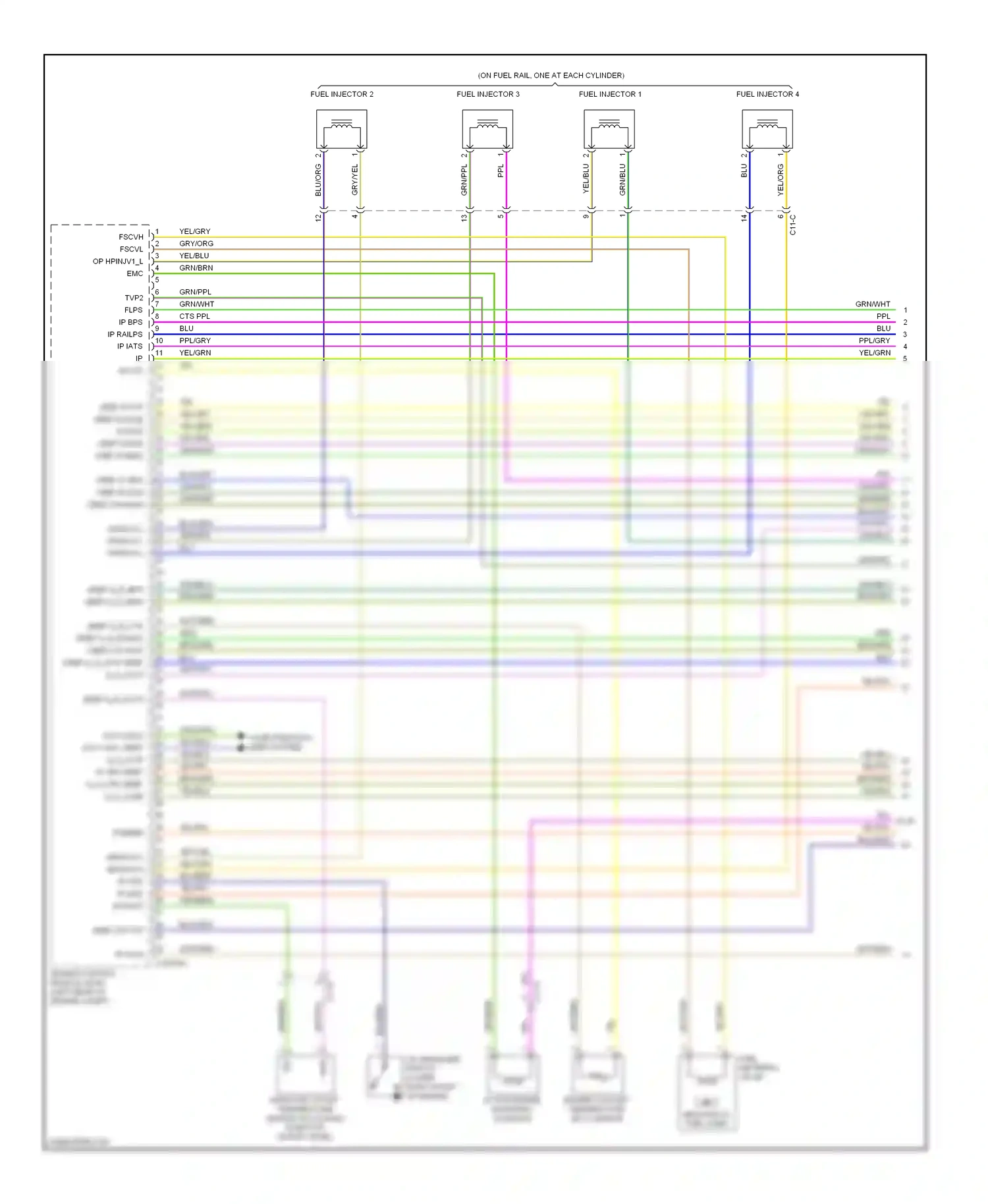 Wiring diagram blu for Jaguar XF I facelift (2011-2015) (14 of 56)