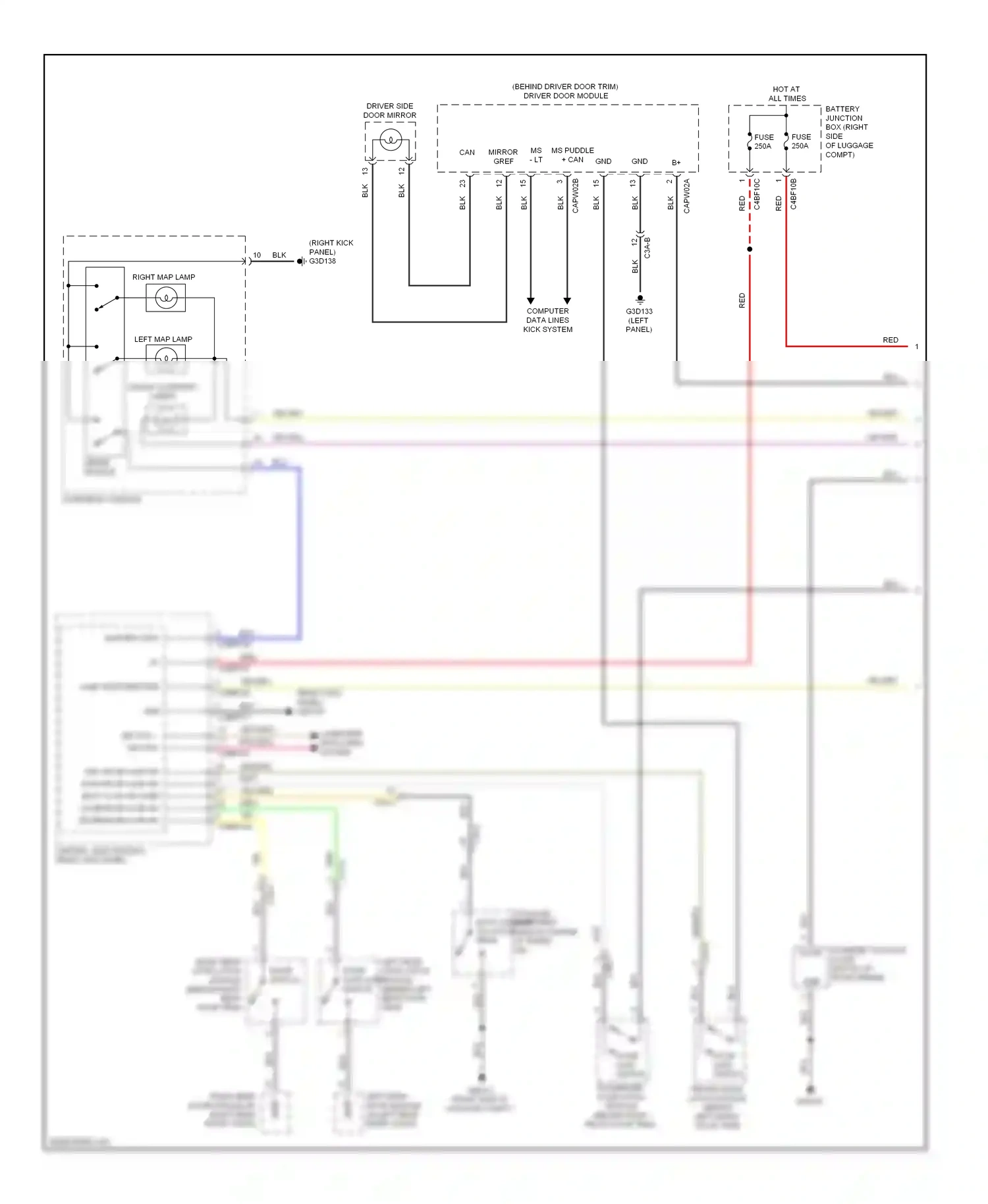Wiring diagram blu for Jaguar XF I facelift (2011-2015) (21 of 56)