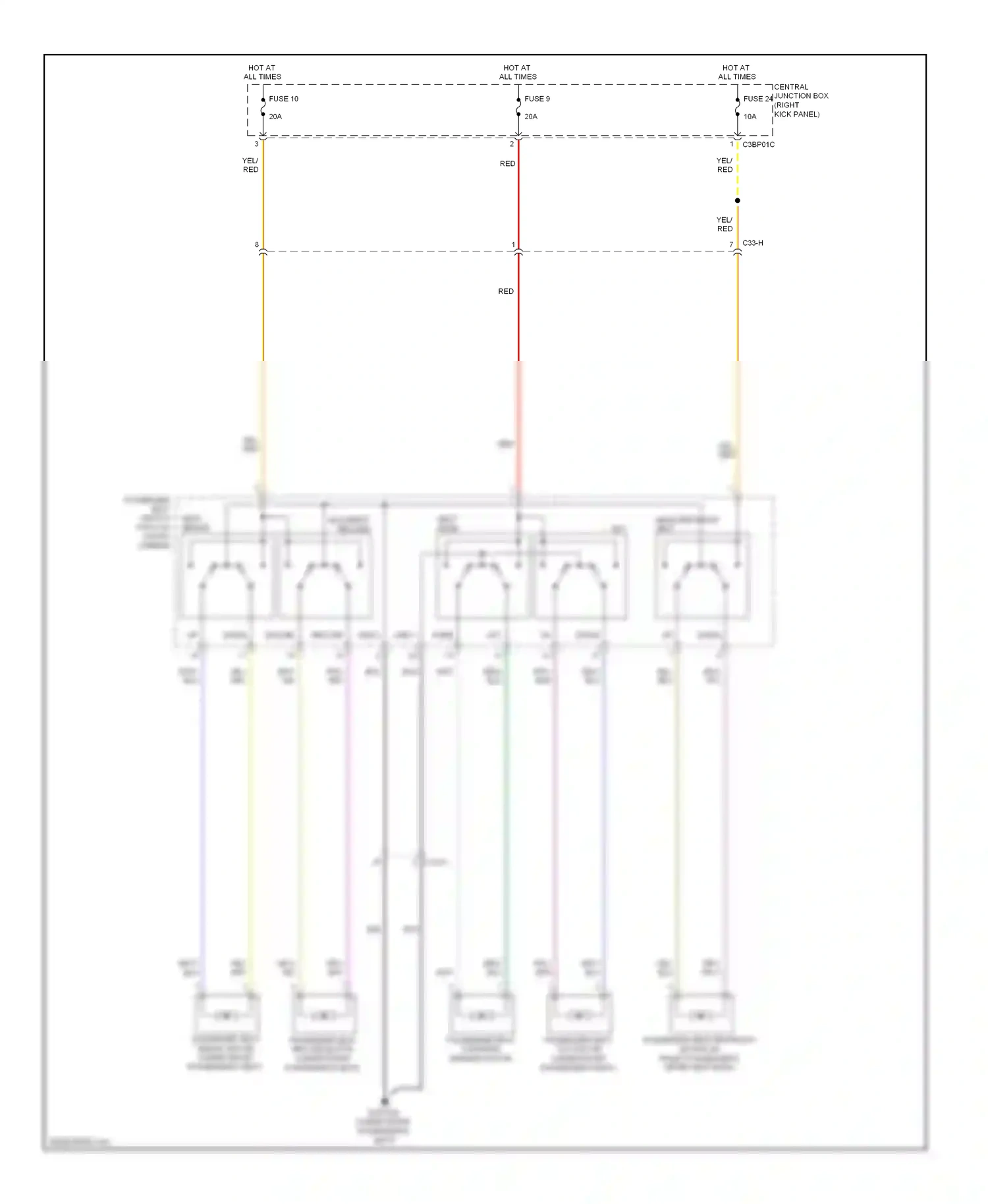 Wiring diagram blu for Jaguar XF I facelift (2011-2015) (43 of 56)