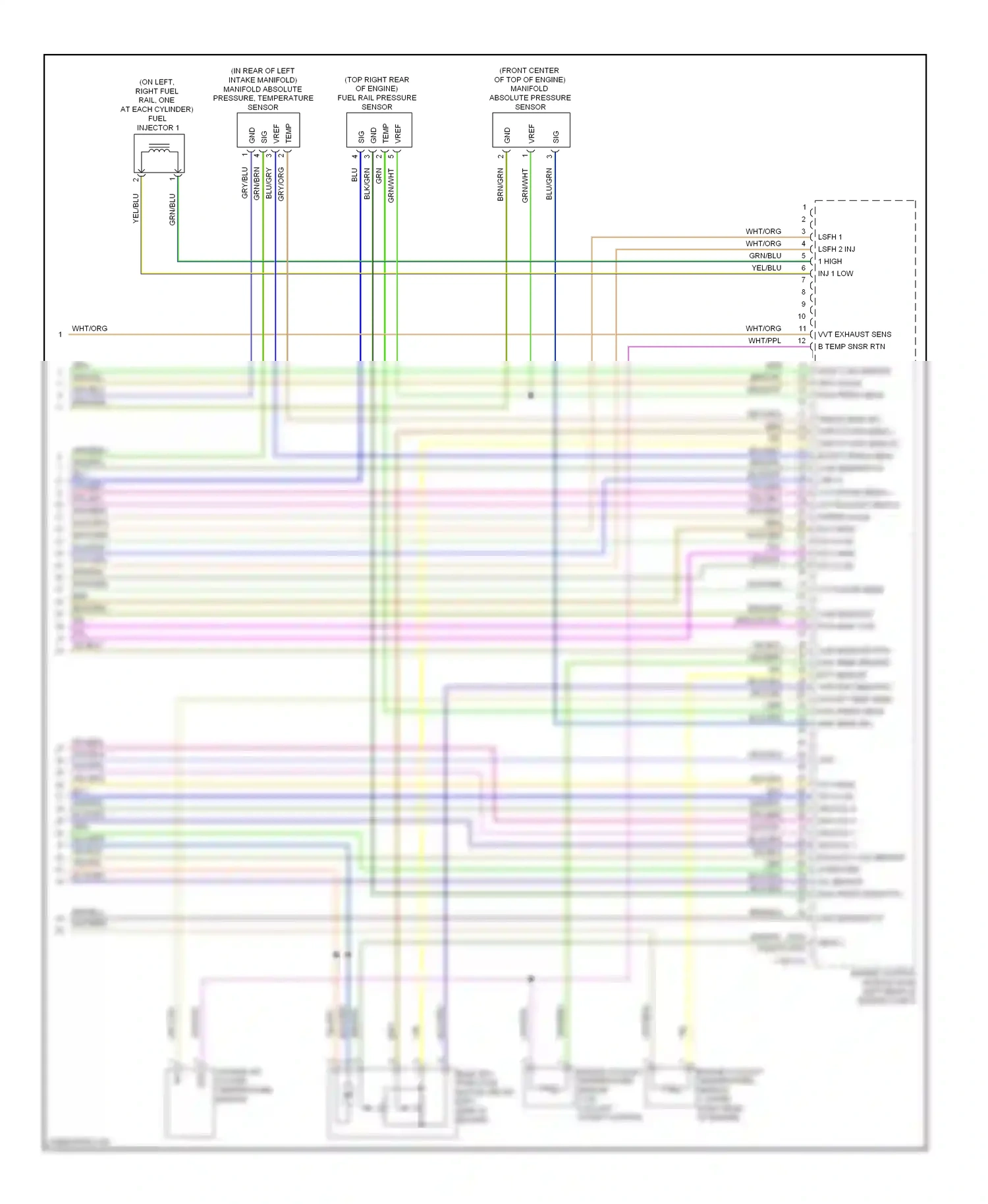 Wiring diagram boost press sens - for Jaguar XF I facelift (2011-2015) (1 of 2)