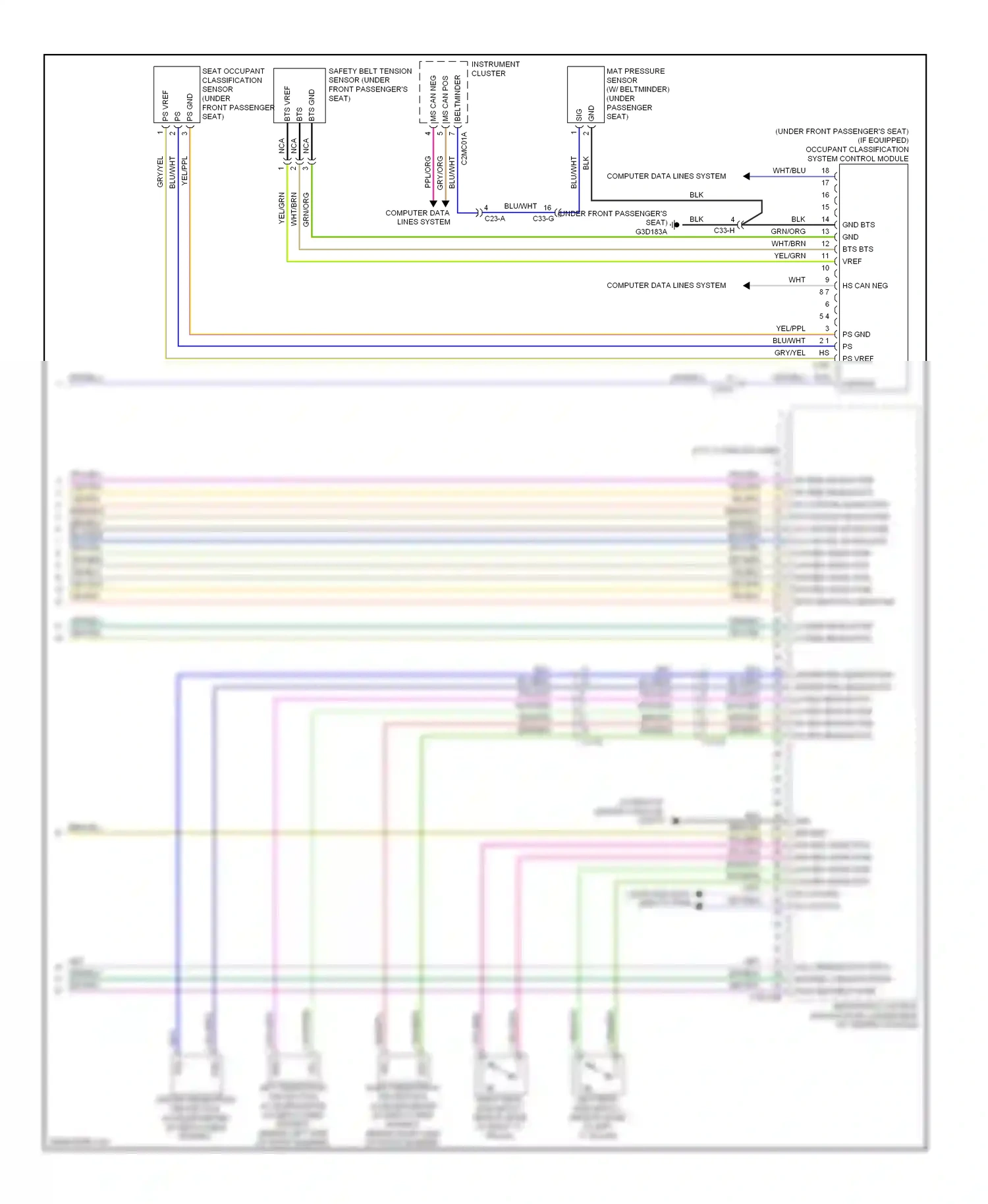 Wiring diagram bts vref for Jaguar XF I facelift (2011-2015) (1 of 1)