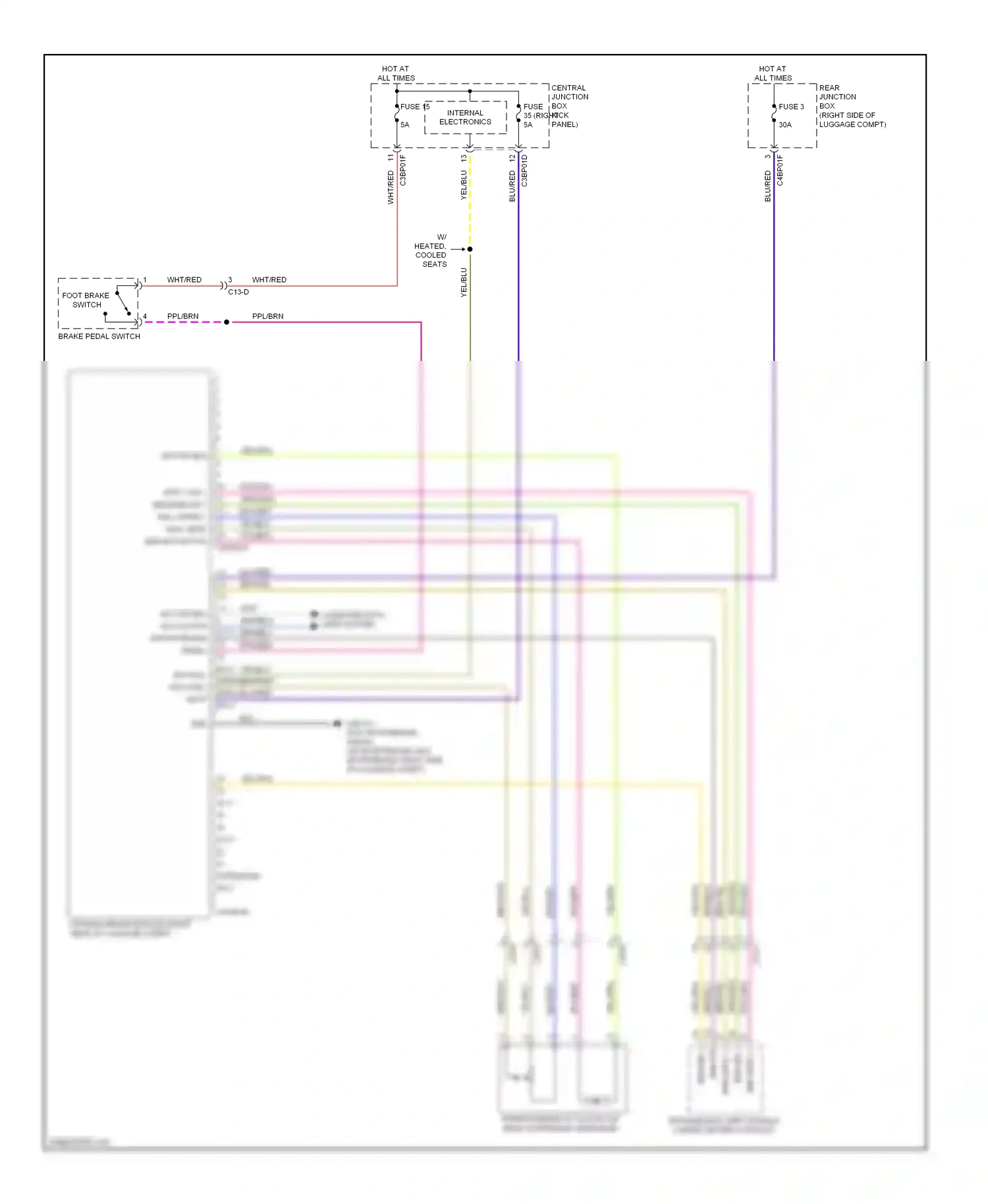 Wiring diagram computer data lines system for Jaguar XF I facelift (2011-2015) (70 of 82)