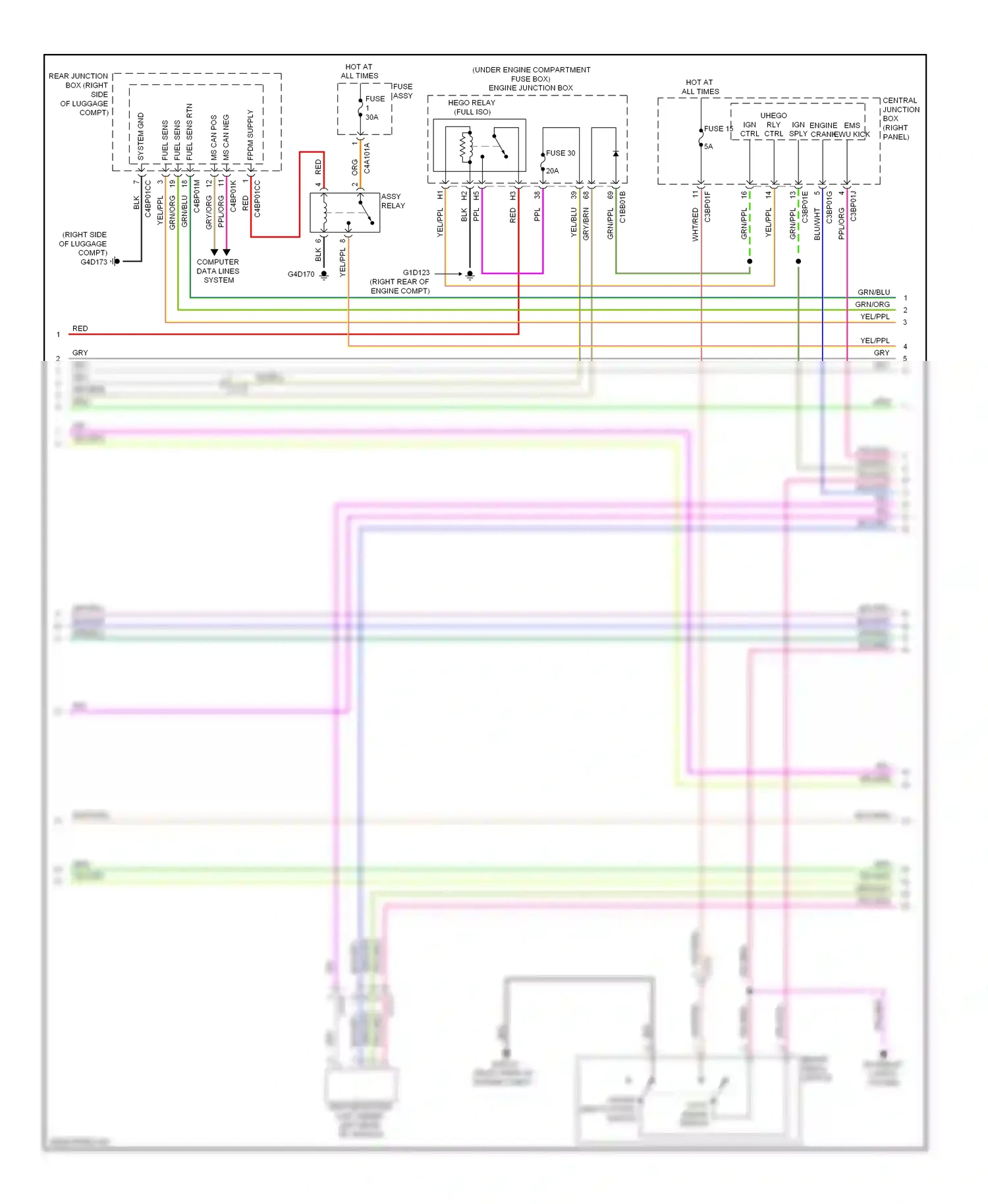 Wiring diagram ms can pos for Jaguar XF I facelift (2011-2015) (10 of 11)
