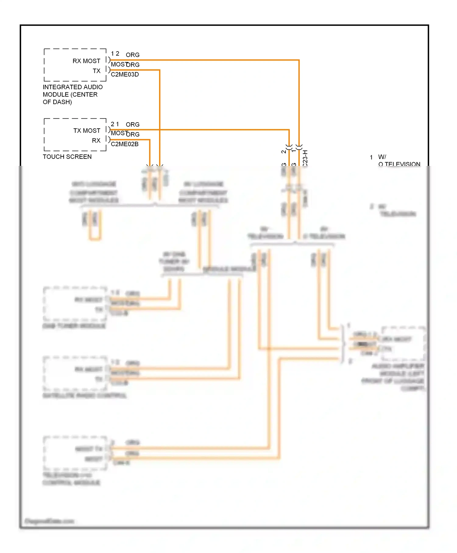 Wiring diagram org/ for Jaguar XF I facelift (2011-2015) (2 of 37)