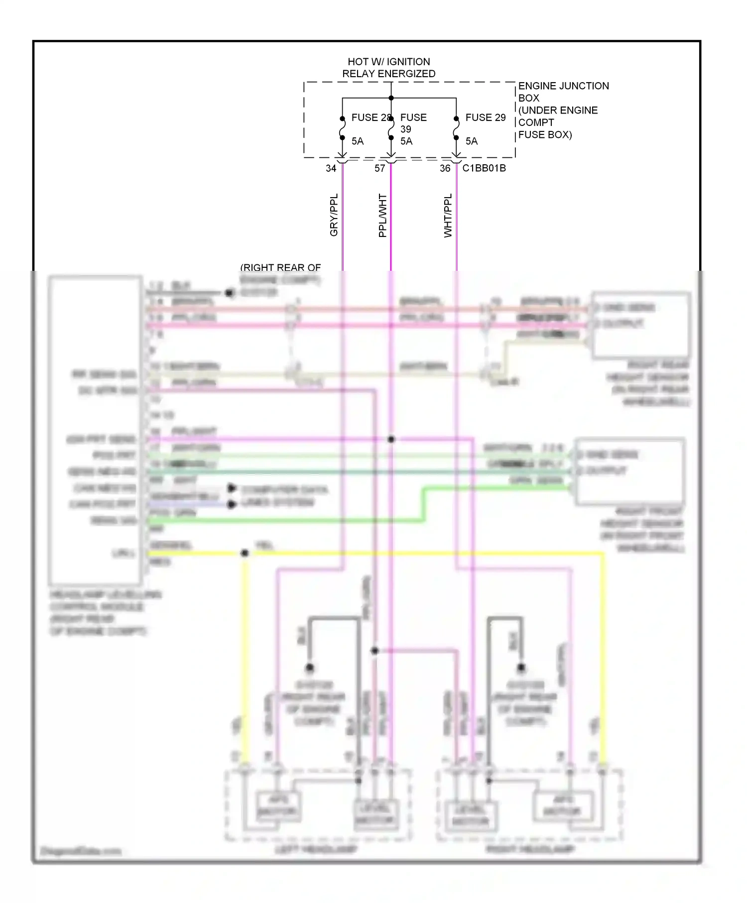 Wiring diagram ppl/org for Jaguar XF I facelift (2011-2015) (41 of 94)