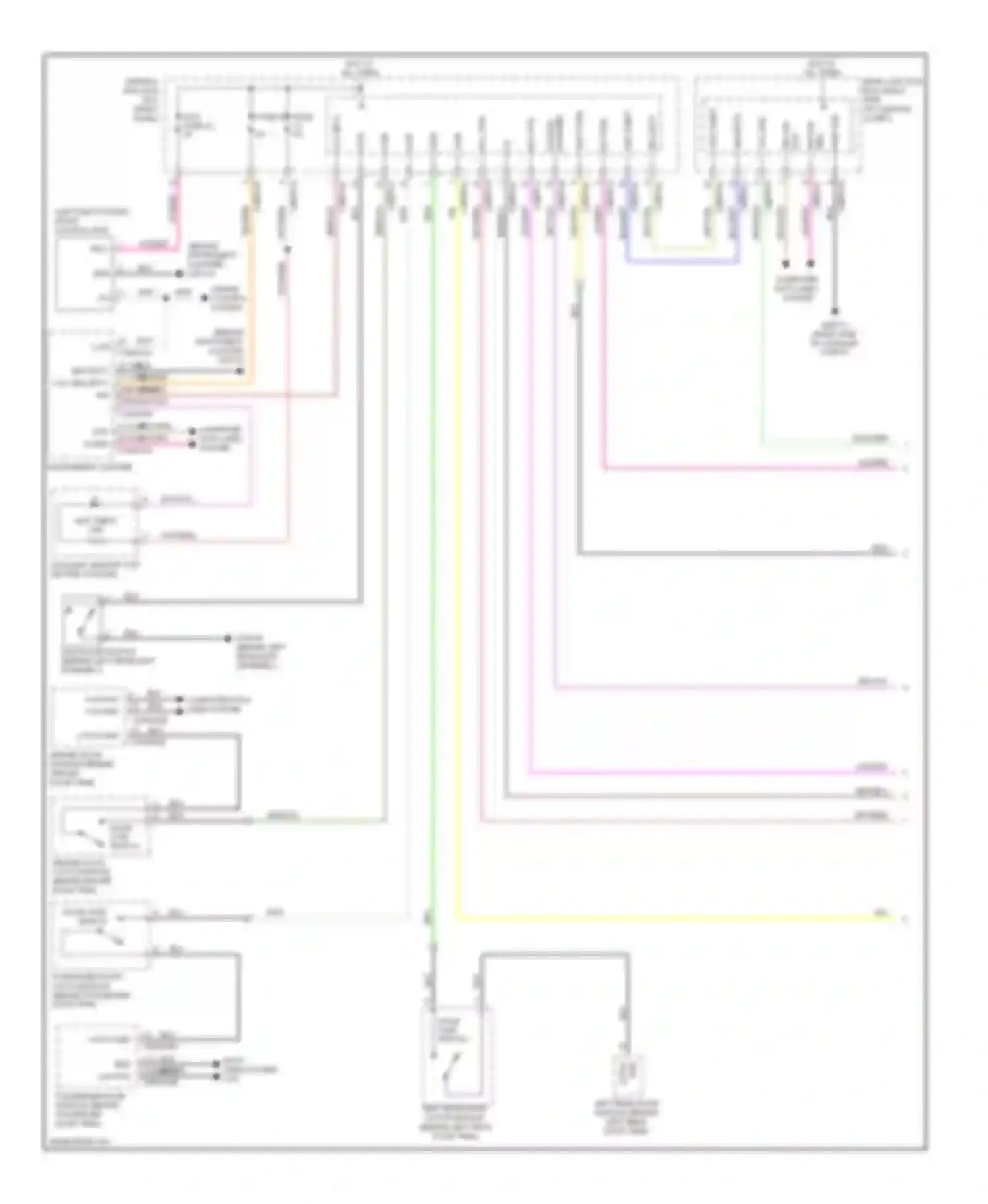 XF Jaguar I (2007-2011): Anti-theft circuit (1 of 2)