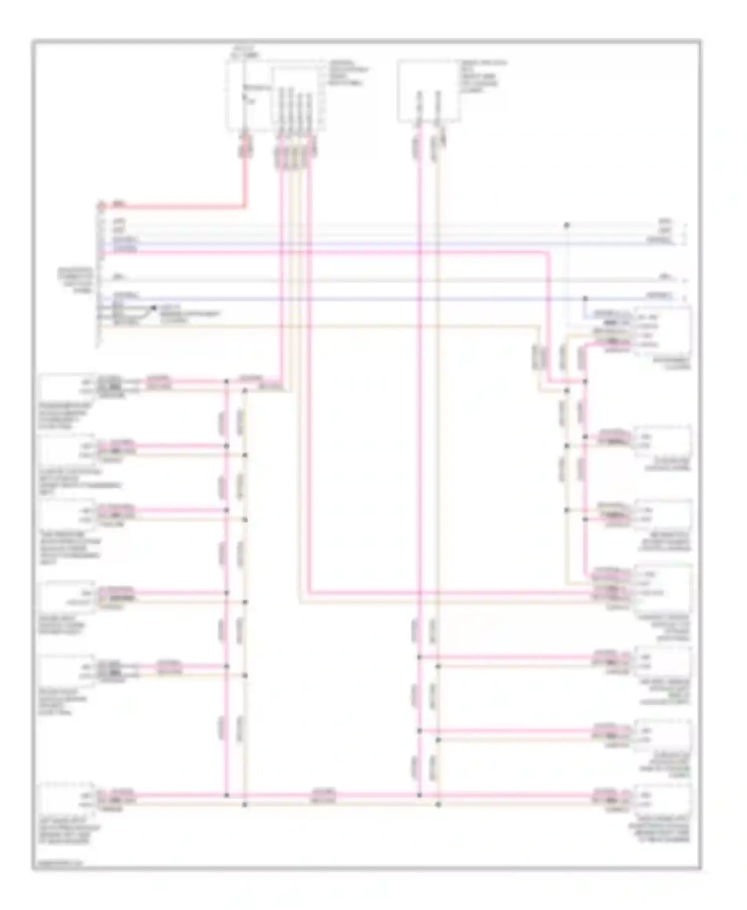 XF Jaguar I (2007-2011): Diagnostic socket circuit (1 of 2)