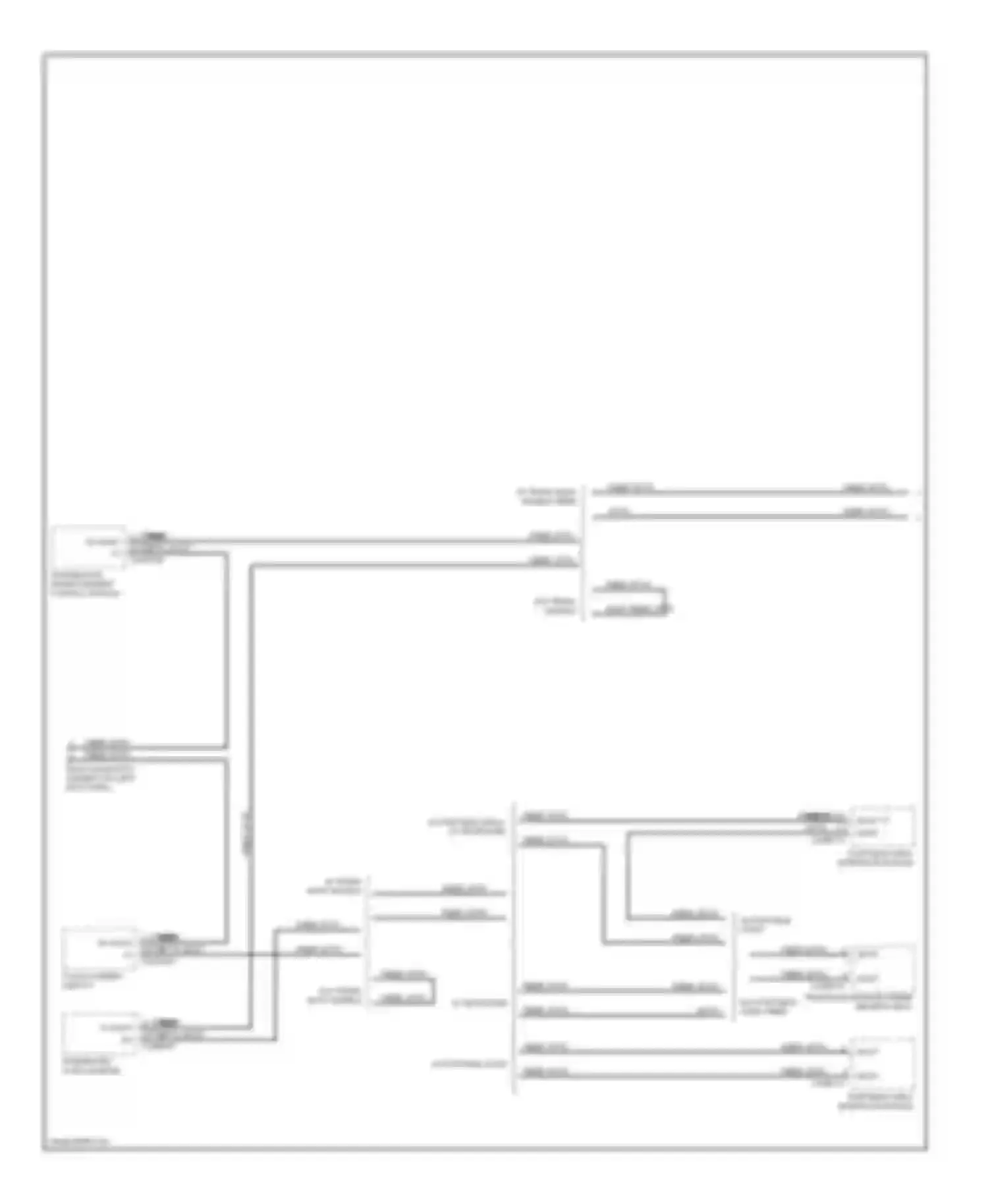XF Jaguar I (2007-2011): Fibre optic network circuit (1 of 2)