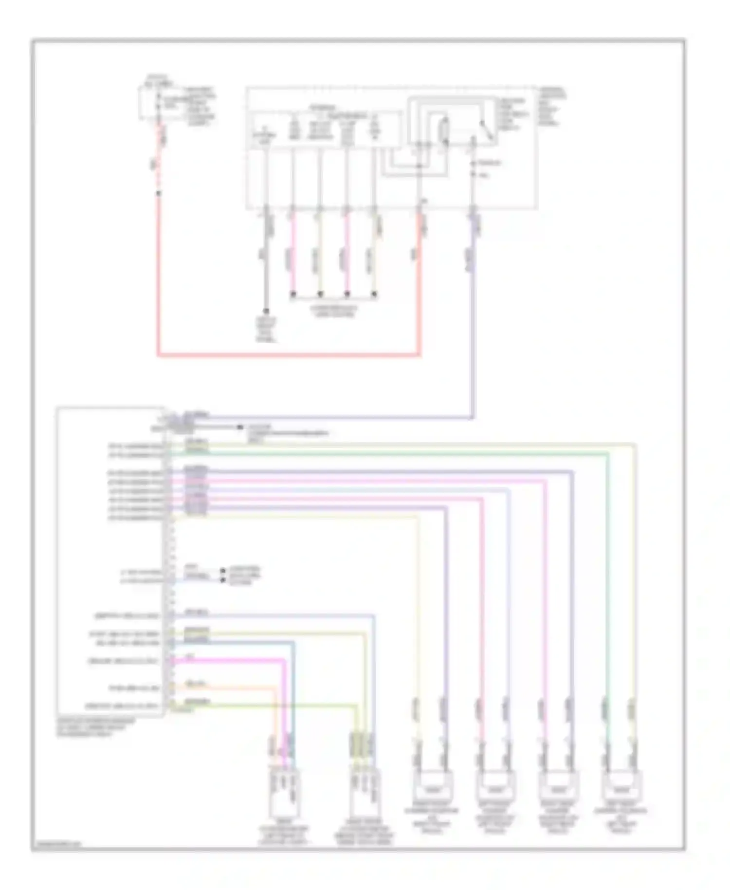 XF Jaguar I (2007-2011): Electronic suspension circuit