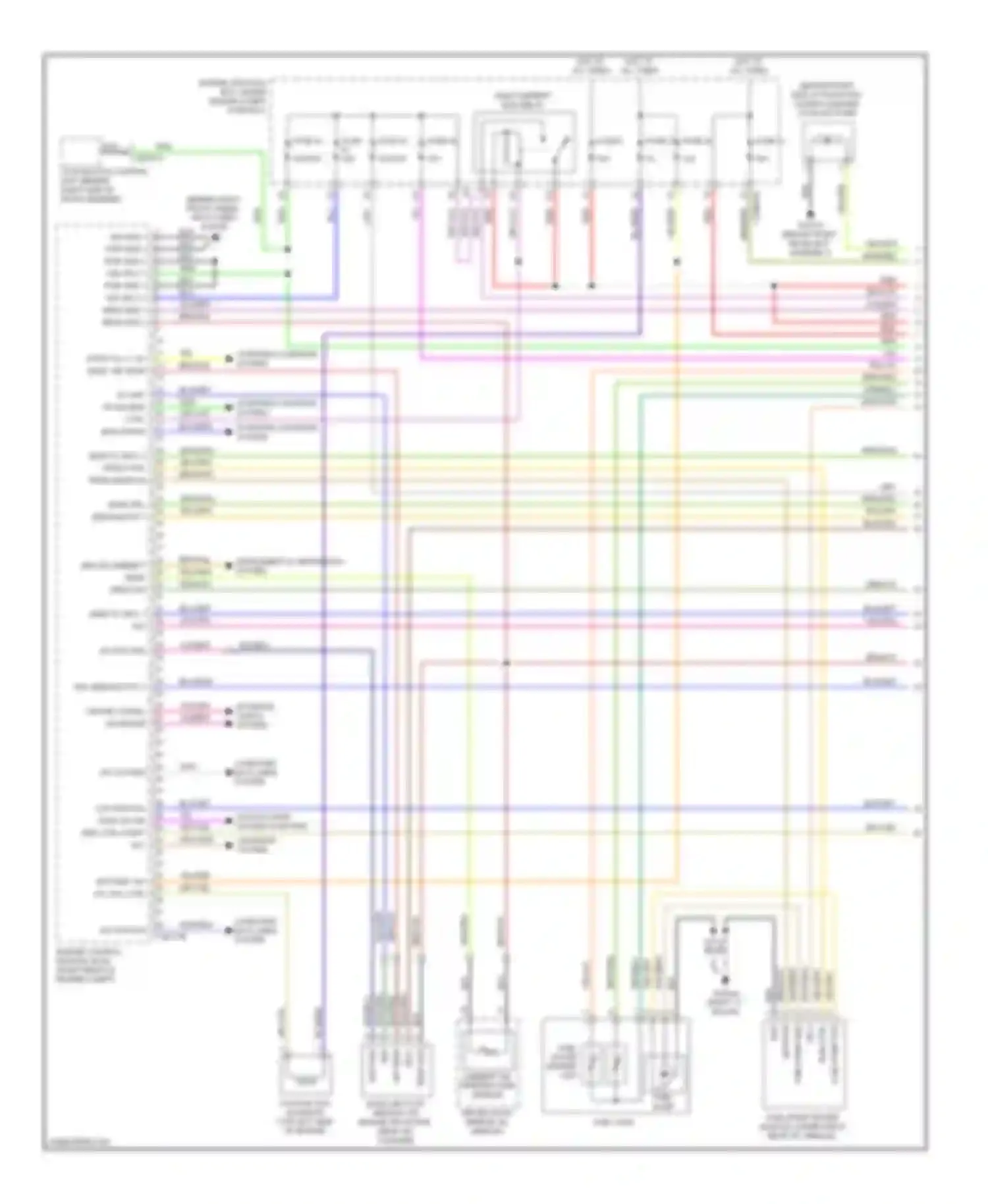 XF Jaguar I (2007-2011): Wiring diagram engine performance 4.2l sc (1 of 5)
