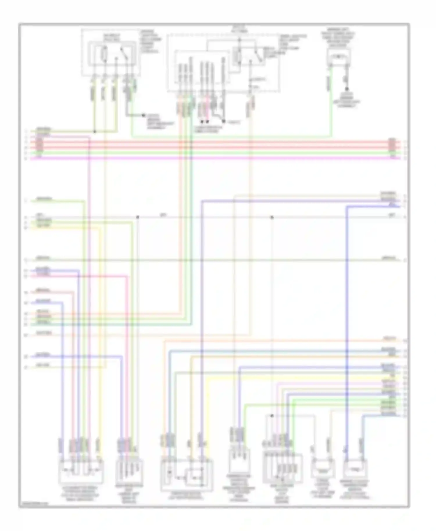 XF Jaguar I (2007-2011): Wiring diagram engine performance 4.2l (2 of 5)