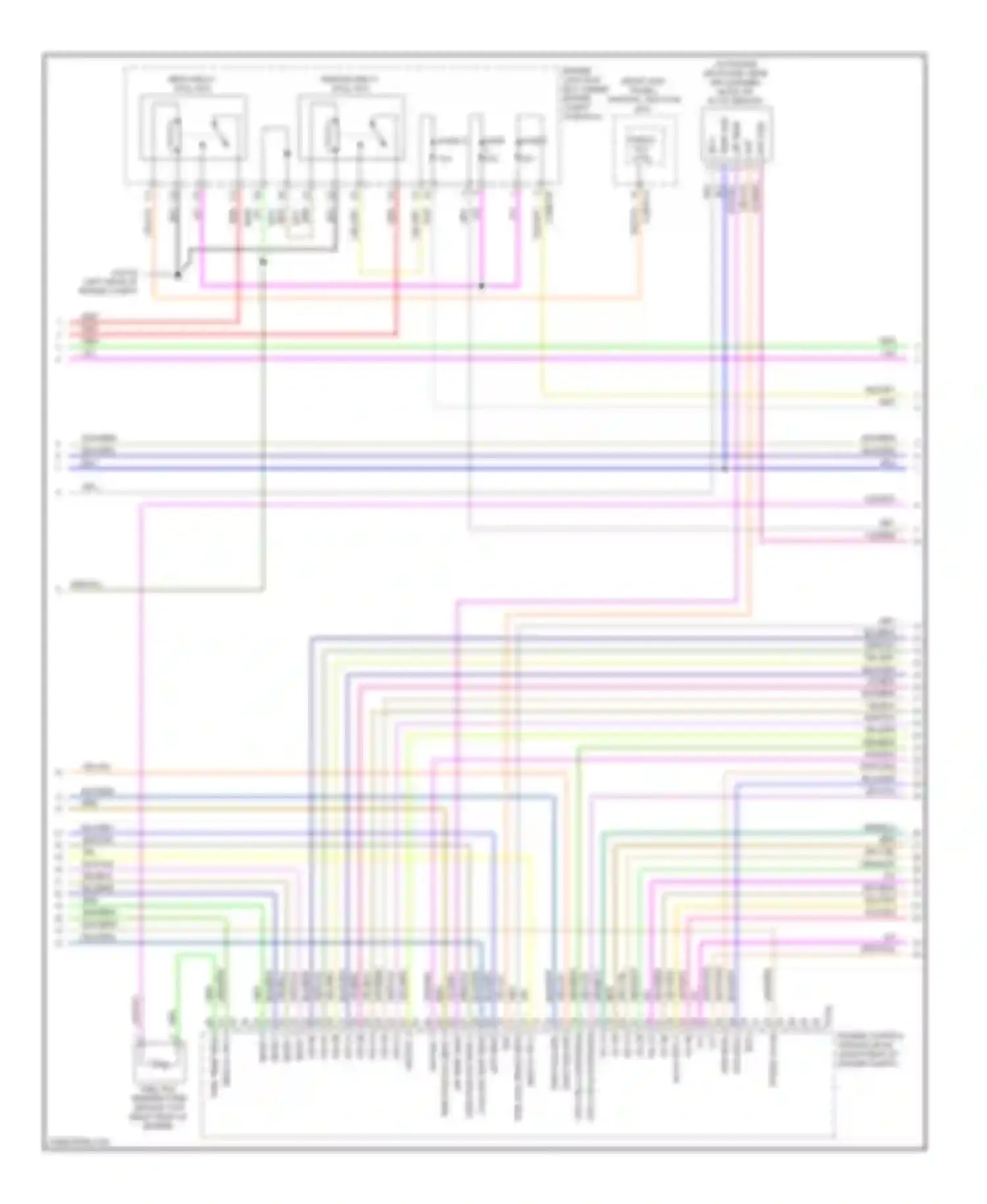 XF Jaguar I (2007-2011): Wiring diagram engine performance 4.2l (3 of 5)