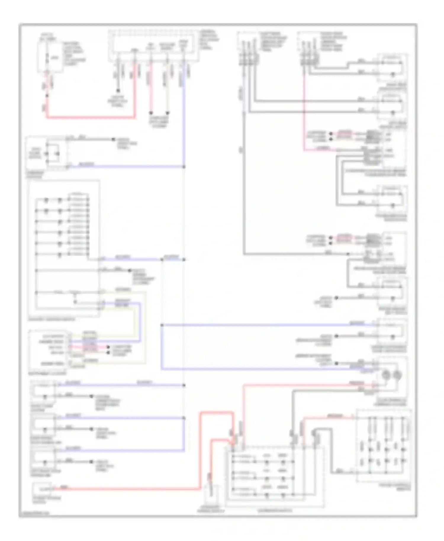 XF Jaguar I (2007-2011): Instrument illumination circuit