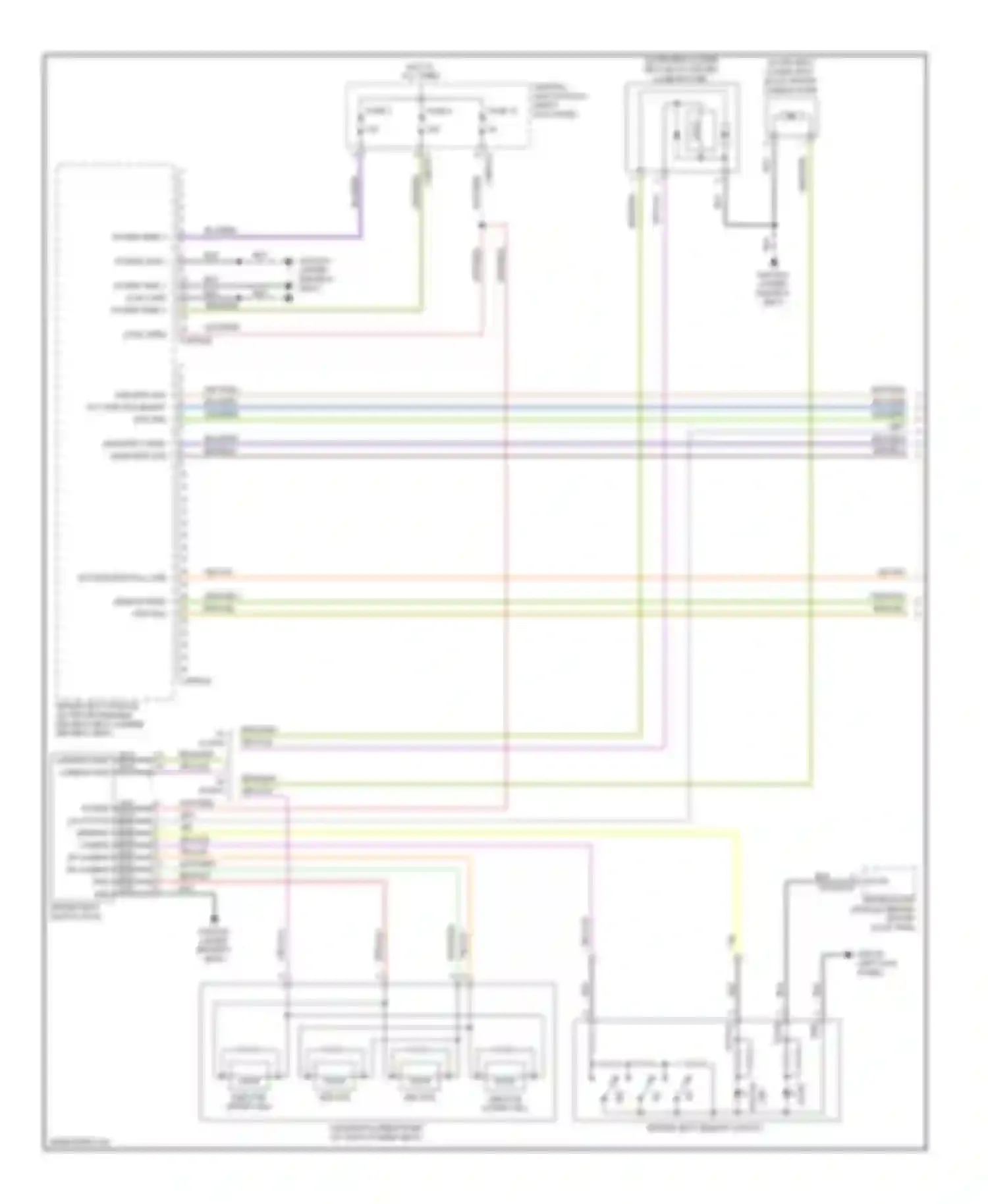 XF Jaguar I (2007-2011): Memory seat circuit (1 of 2)