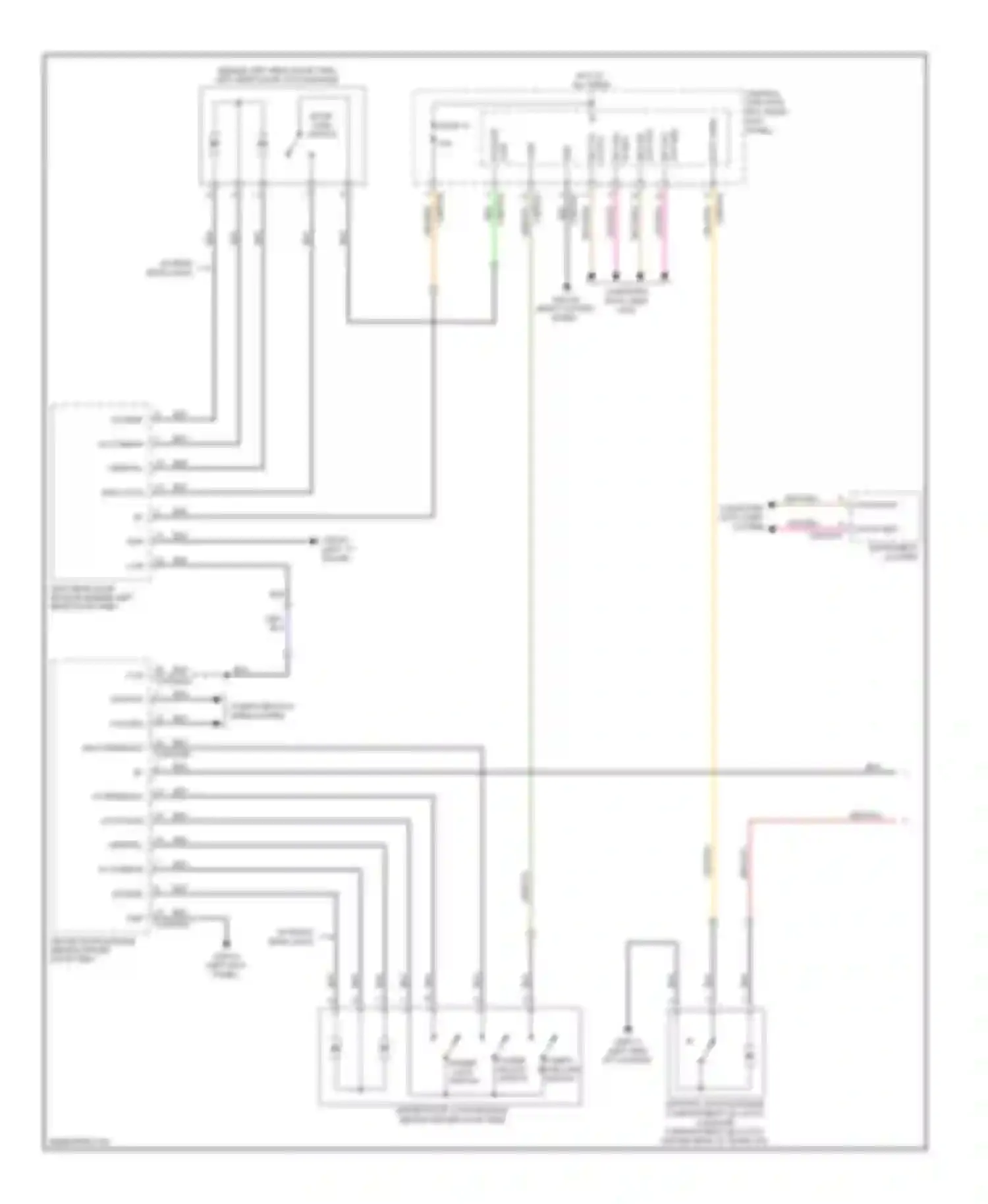 XF Jaguar I (2007-2011): Door lock circuit (1 of 2)