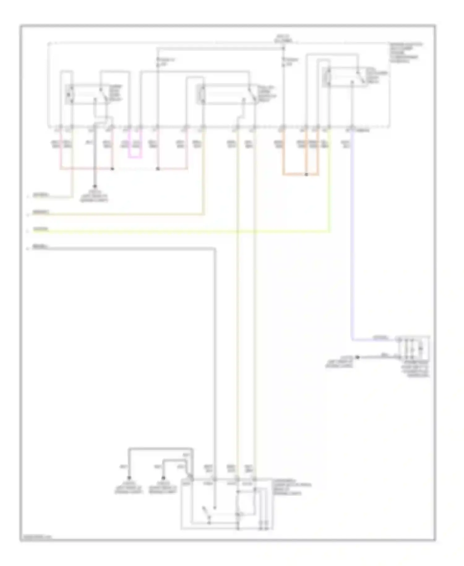 XF Jaguar I (2007-2011): Wiper/washer circuit (2 of 2)