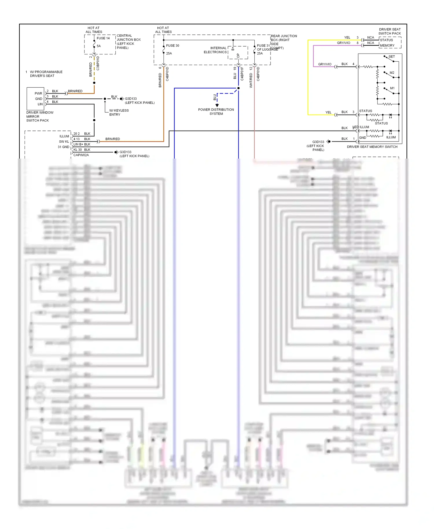 Wiring diagram approach lp for Jaguar XF I (2007-2011) (1 of 1)