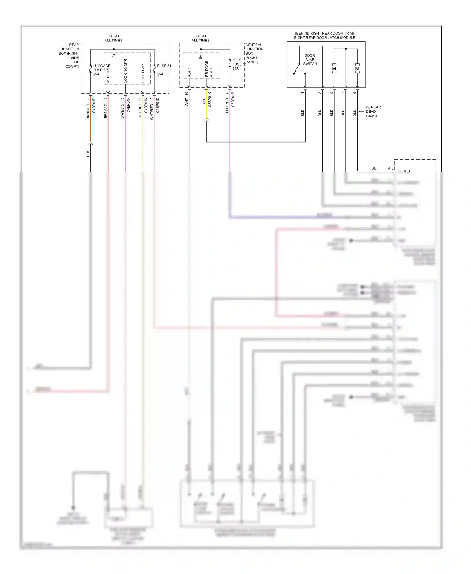 Wiring diagram blk for Jaguar XF I (2007-2011) (60 of 74)