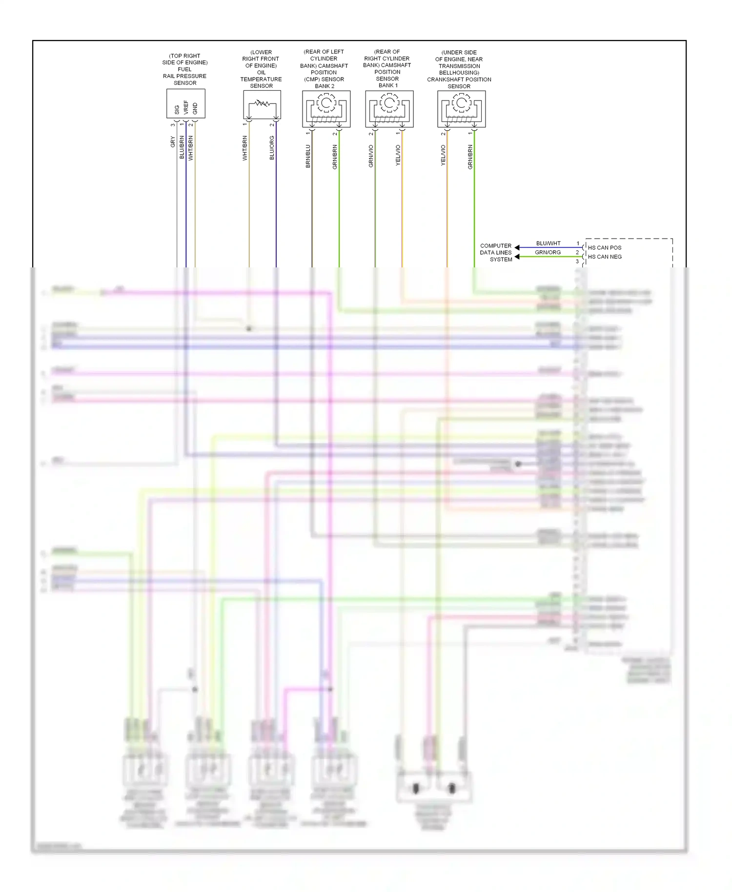 Wiring diagram blu/brn for Jaguar XF I (2007-2011) (8 of 21)