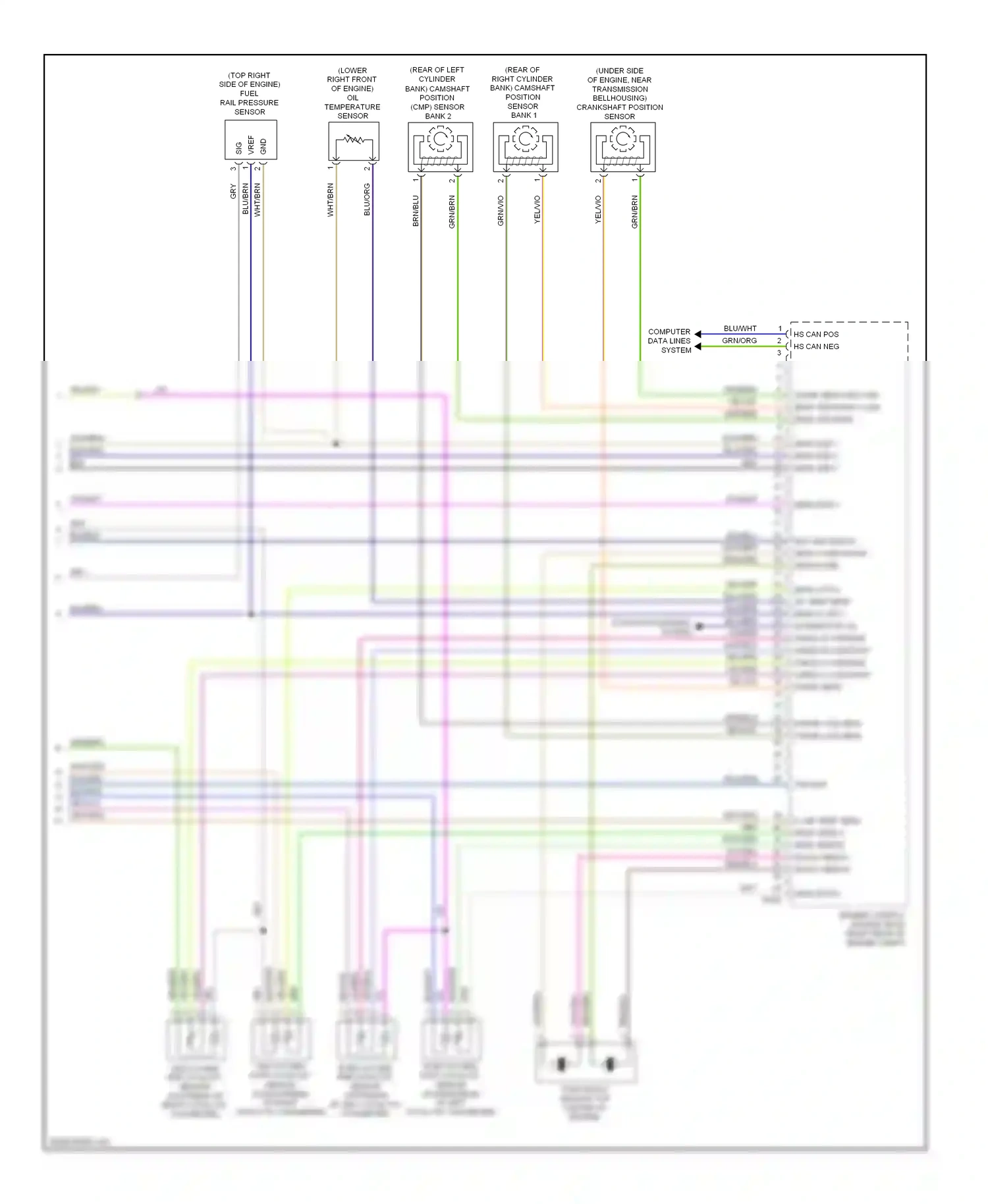 Wiring diagram blu/grn for Jaguar XF I (2007-2011) (20 of 30)