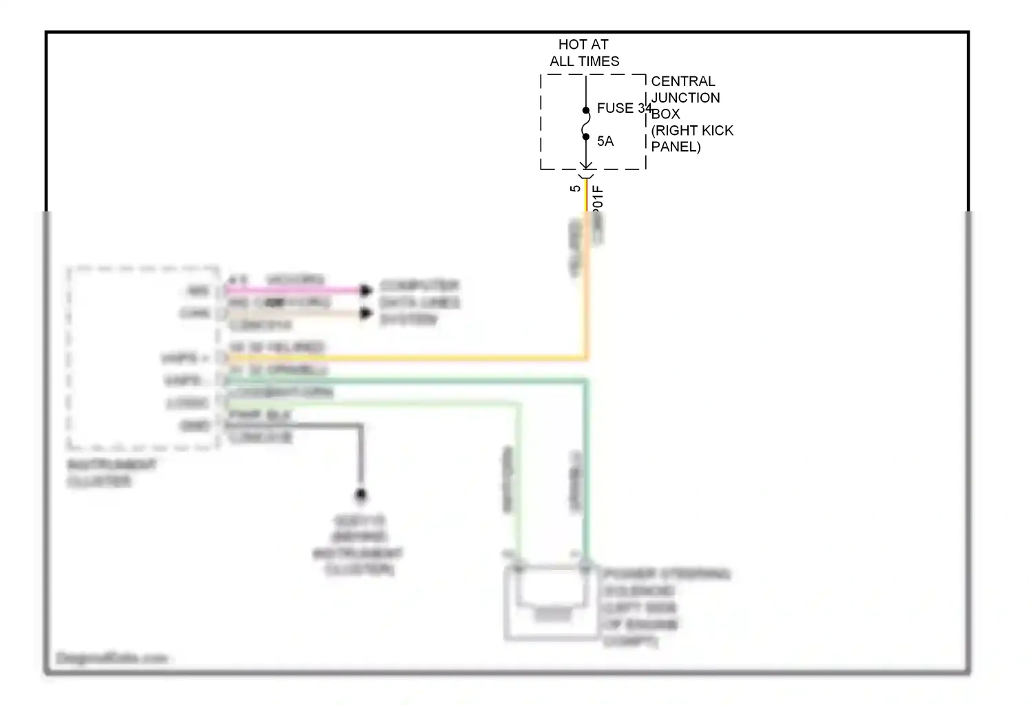 Wiring diagram computer data lines system for Jaguar XF I (2007-2011) (11 of 57)