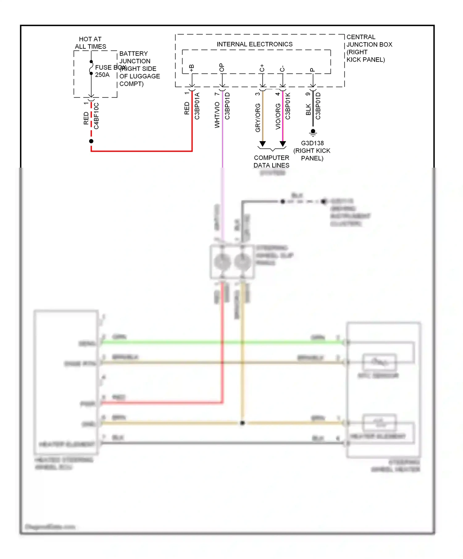Wiring diagram computer data lines system for Jaguar XF I (2007-2011) (44 of 57)