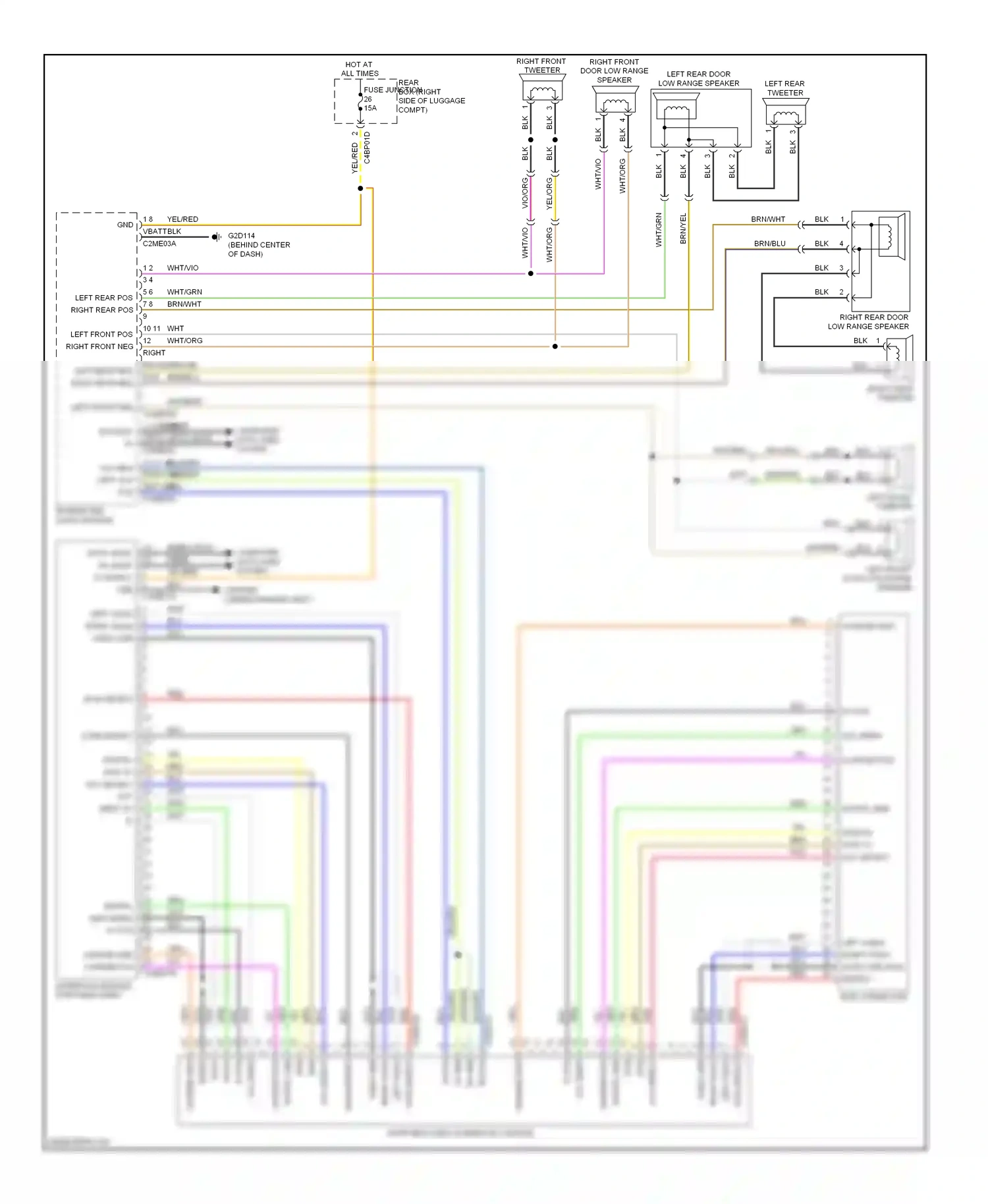 Jaguar XF I (2007-2011) data wiring diagram  (3 of 4)