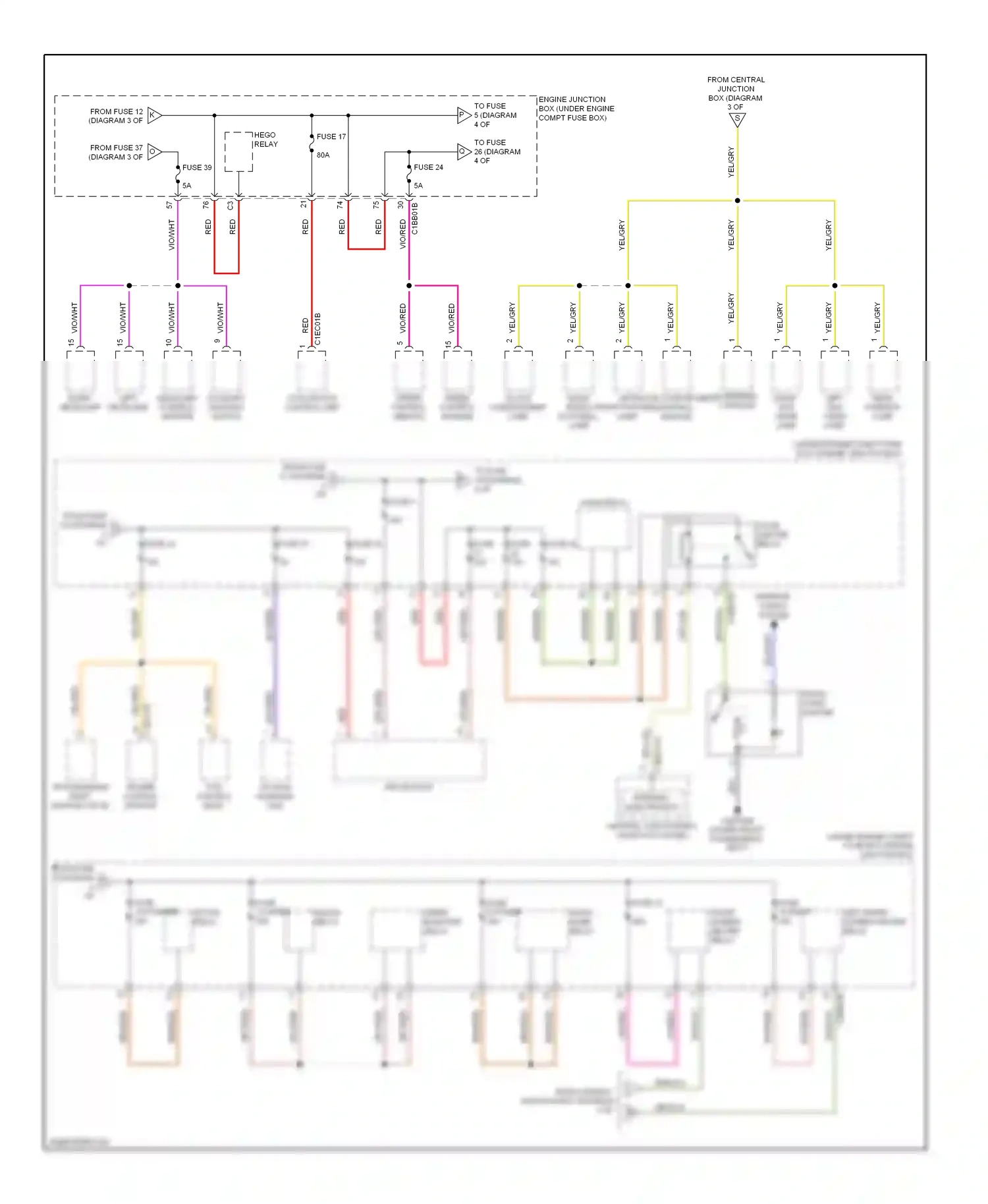 Wiring diagram headlamp left control headlamp module for Jaguar XF I (2007-2011) (1 of 1)