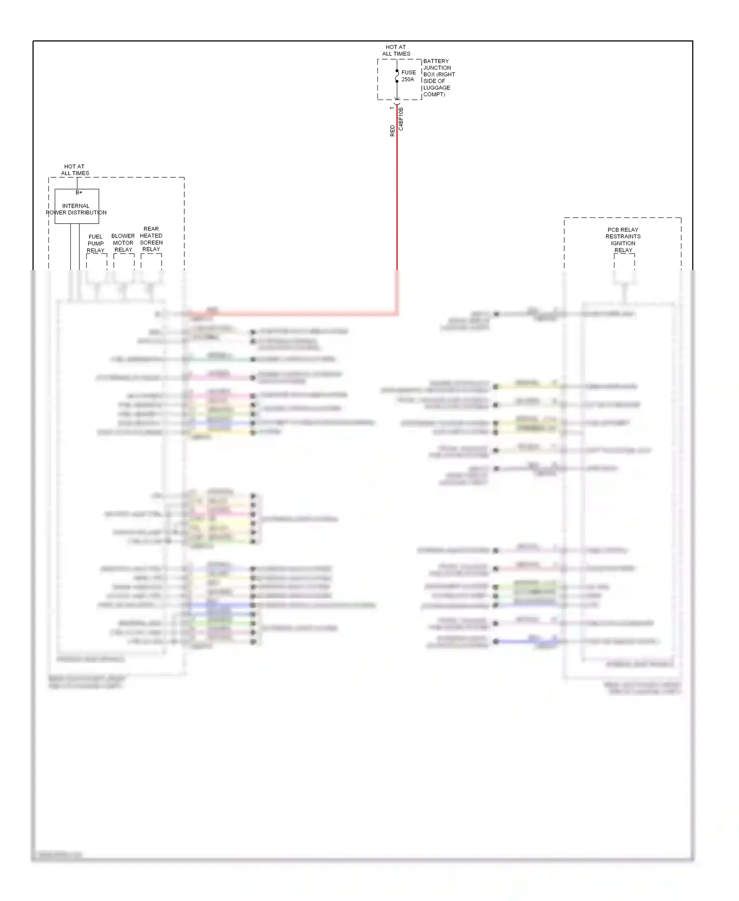 Wiring diagram navigation systems for Jaguar XF I (2007-2011) (1 of 1)
