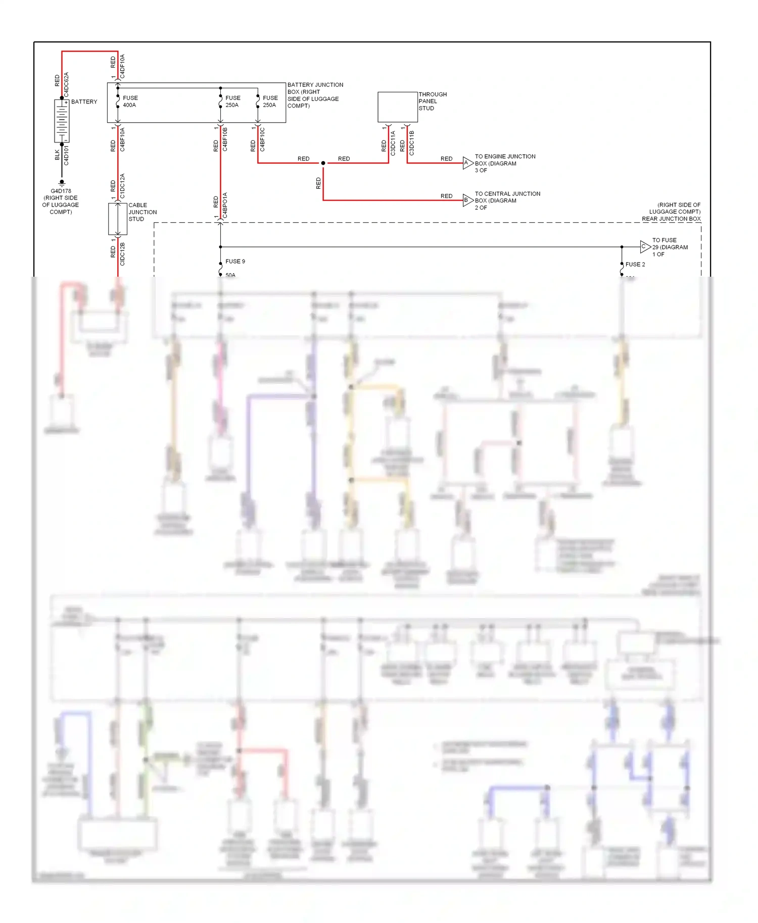 Wiring diagram w/ navigation for Jaguar XF I (2007-2011) (3 of 3)
