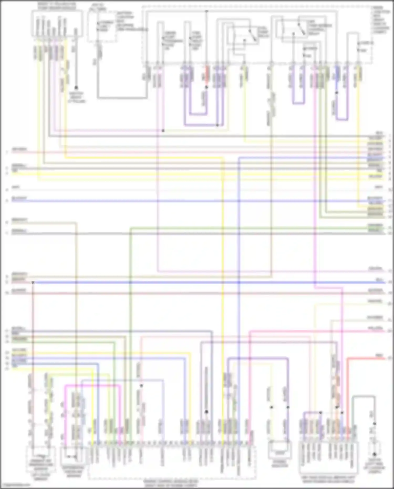 XF Jaguar II (2015-2020): Wiring diagram engine performance 2.0l turbo diesel (2 of 8)