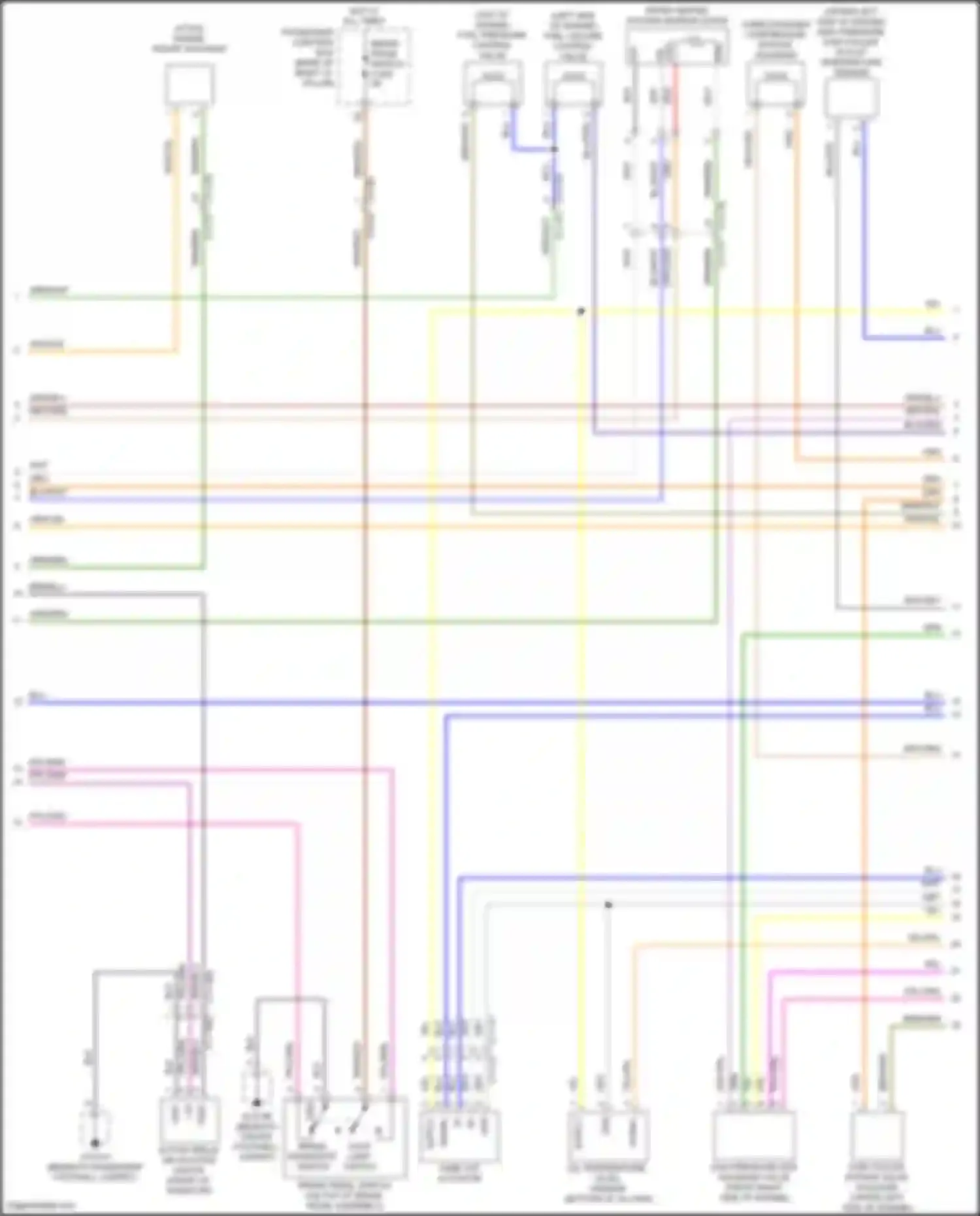 XF Jaguar II (2015-2020): Wiring diagram engine performance 2.0l turbo diesel (5 of 8)