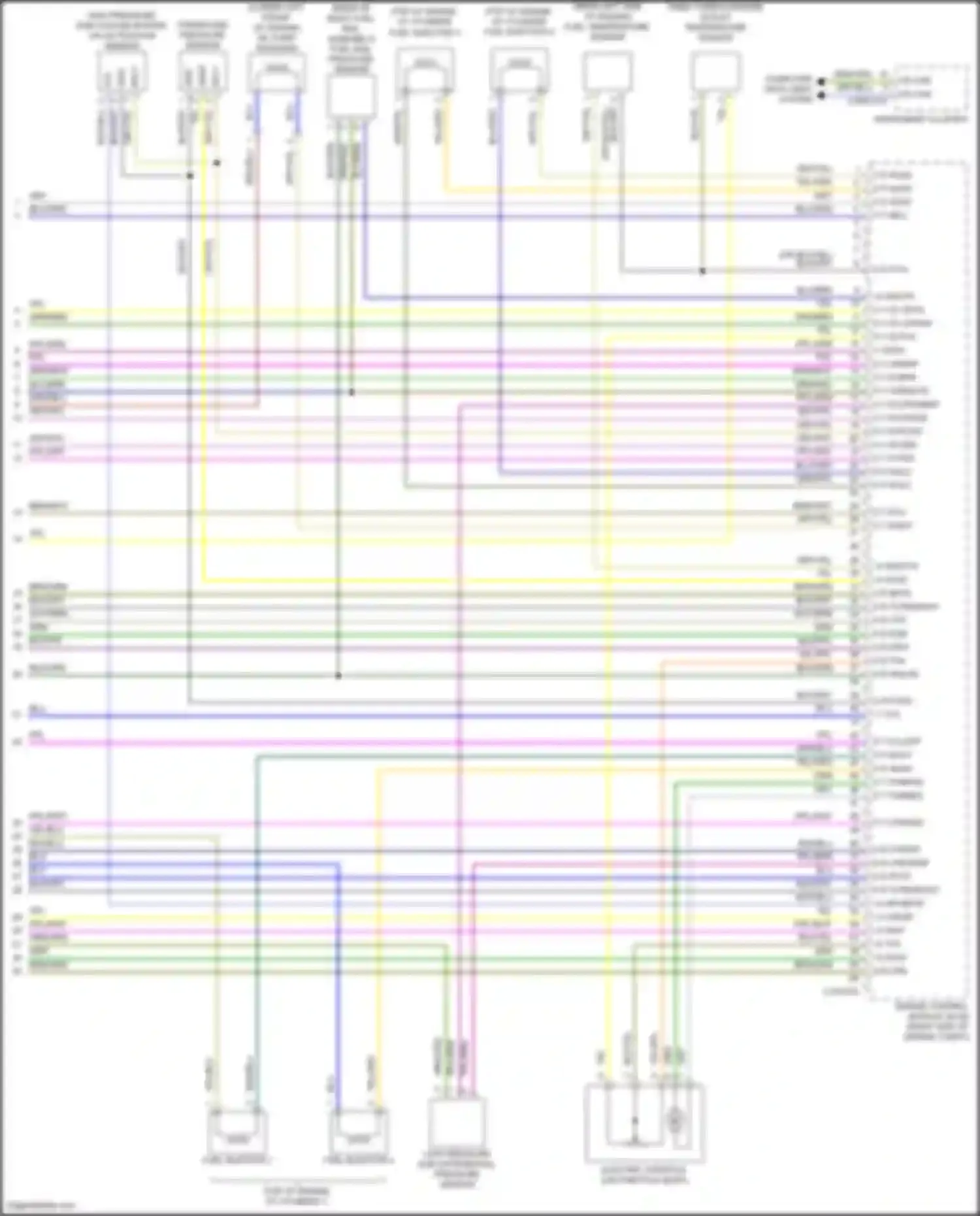 XF Jaguar II (2015-2020): Wiring diagram engine performance 2.0l turbo diesel (8 of 8)