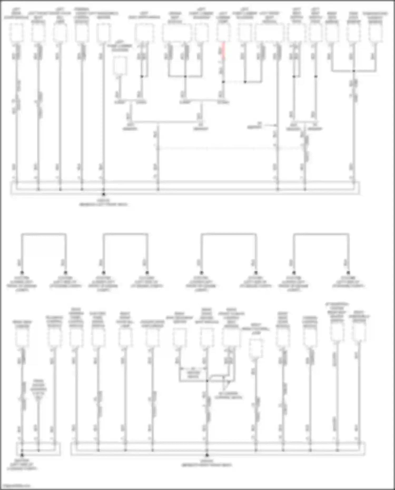 XF Jaguar II (2015-2020): Ground distribution circuit (3 of 6)