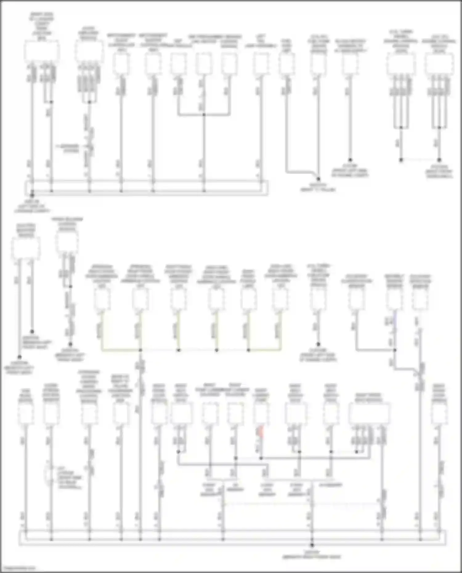 XF Jaguar II (2015-2020): Ground distribution circuit (5 of 6)