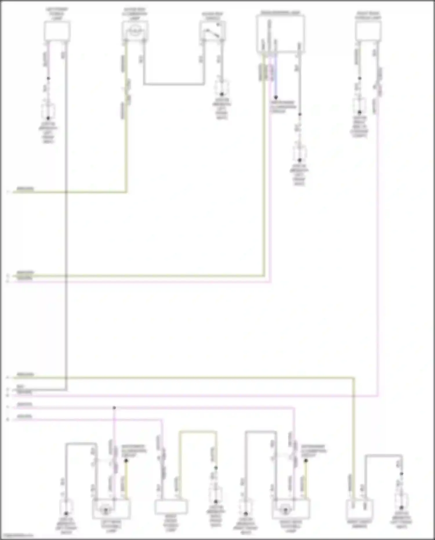 XF Jaguar II (2015-2020): Courtesy lamps circuit (3 of 3)