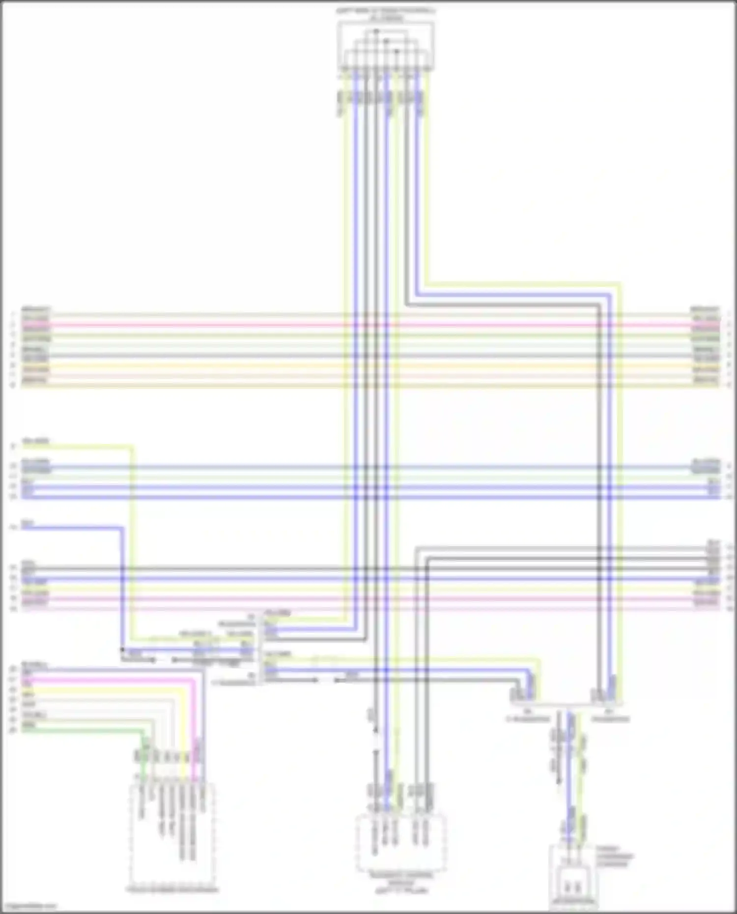 XF Jaguar II (2015-2020): Navigation circuit, premium 11-speaker system (2 of 5)