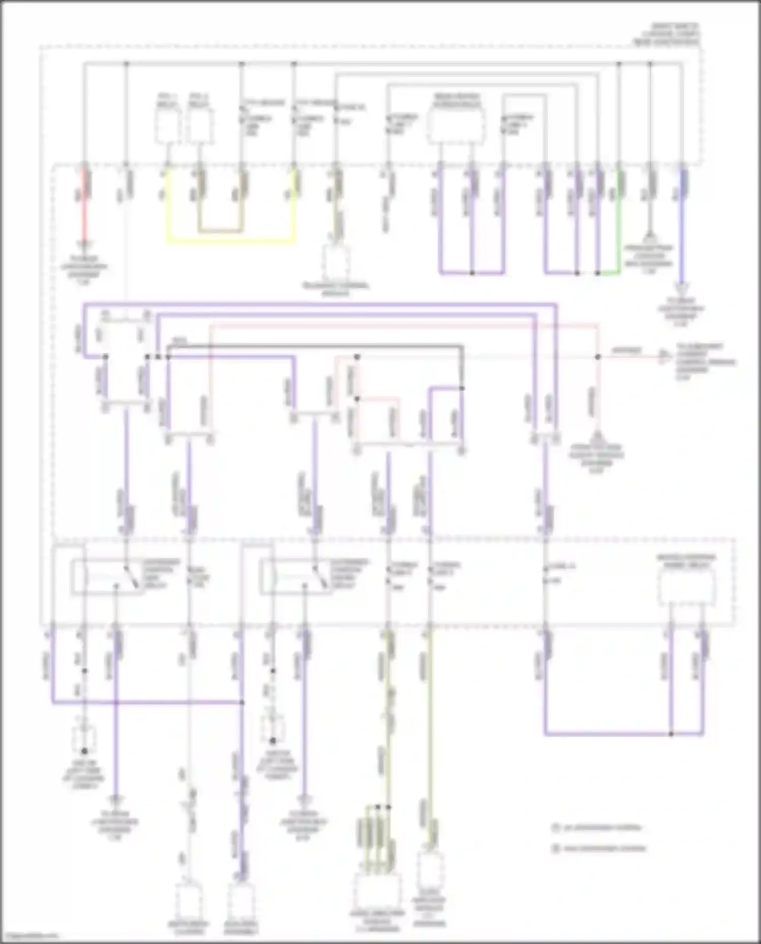 XF Jaguar II (2015-2020): Power distribution circuit (6 of 8)