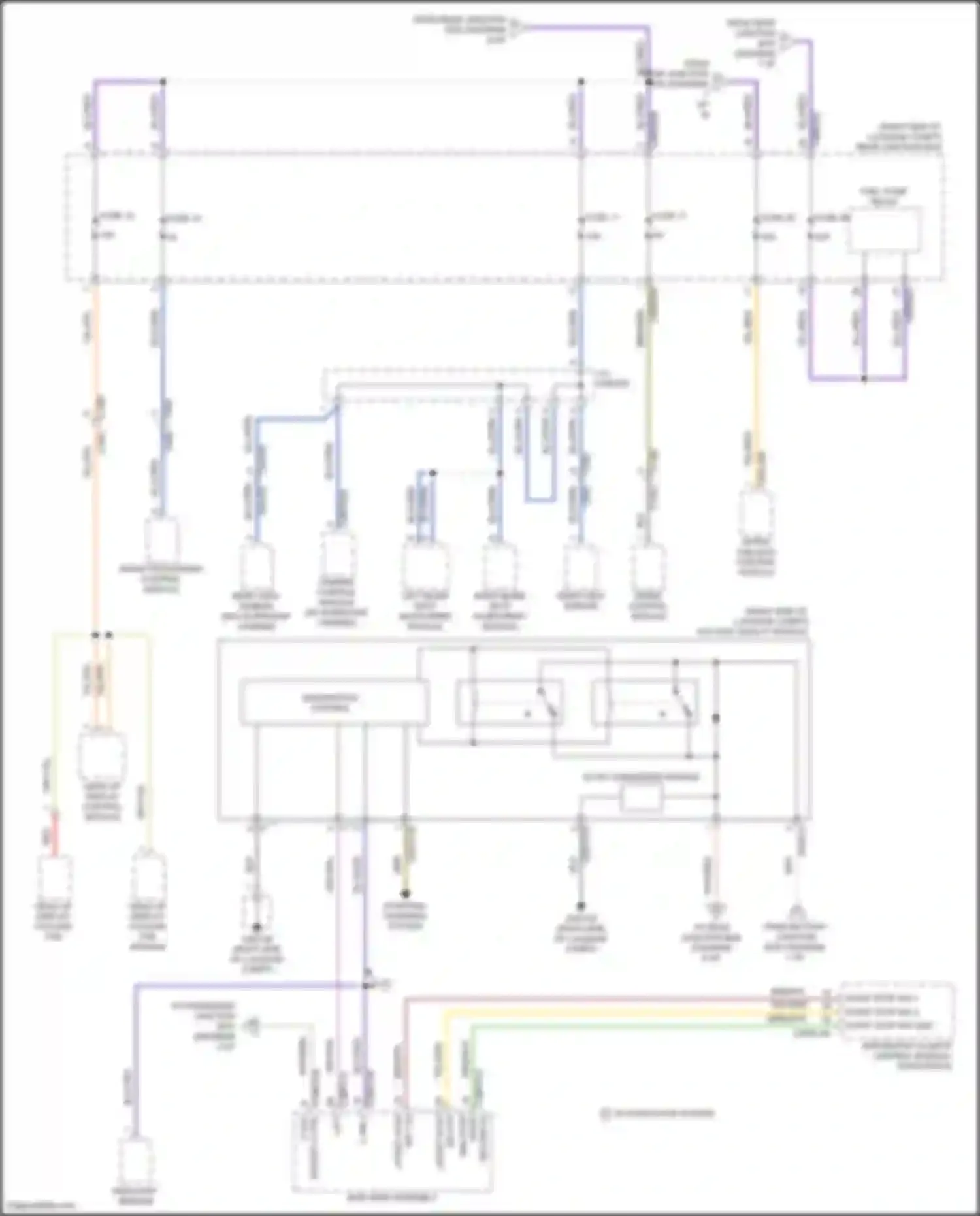 XF Jaguar II (2015-2020): Power distribution circuit (8 of 8)