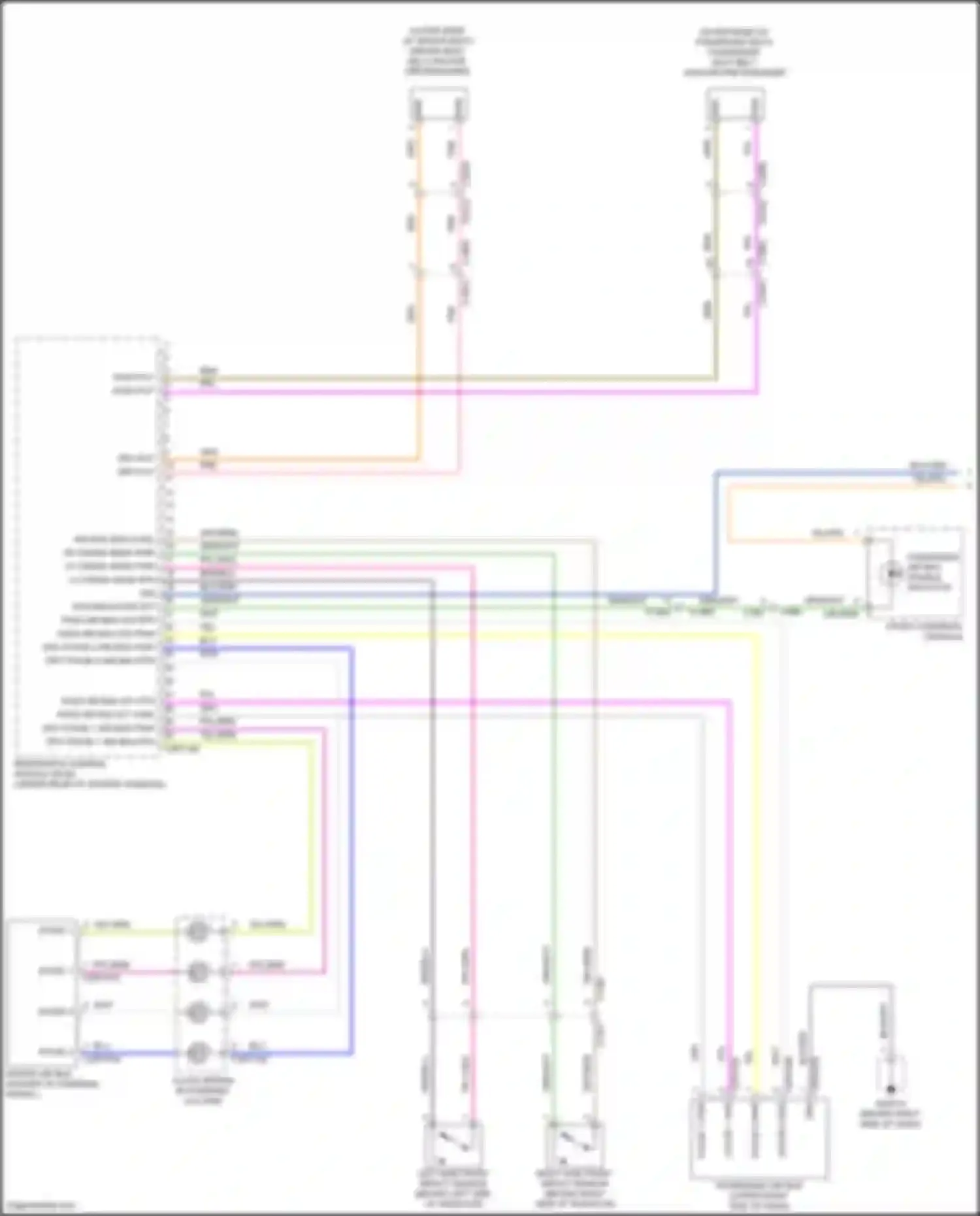 XF Jaguar II (2015-2020): Supplemental restraints circuit (1 of 4)
