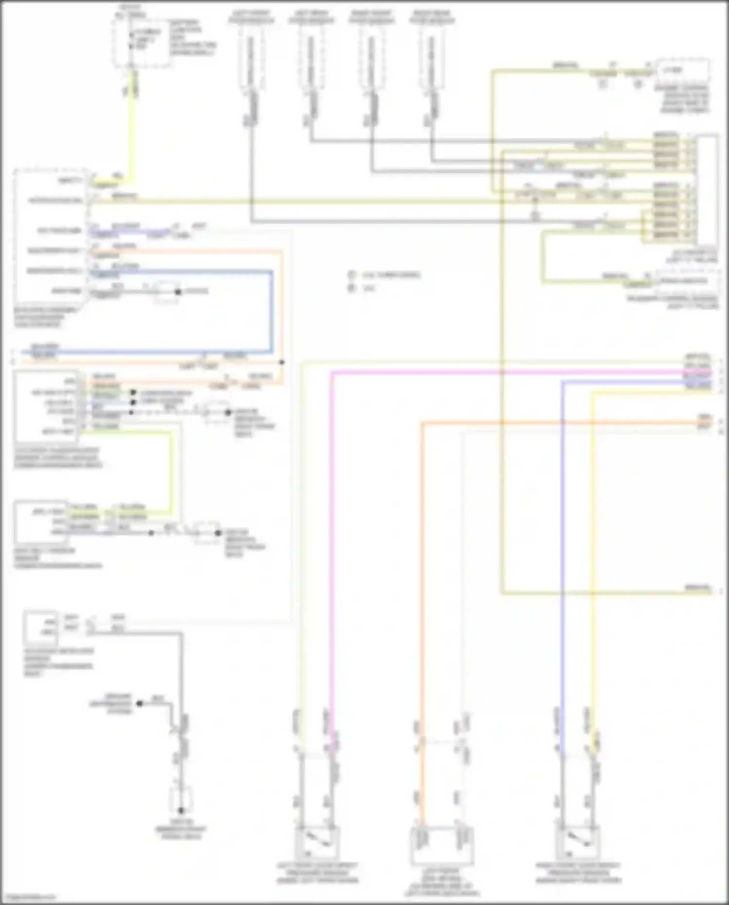 XF Jaguar II (2015-2020): Supplemental restraints circuit (2 of 4)