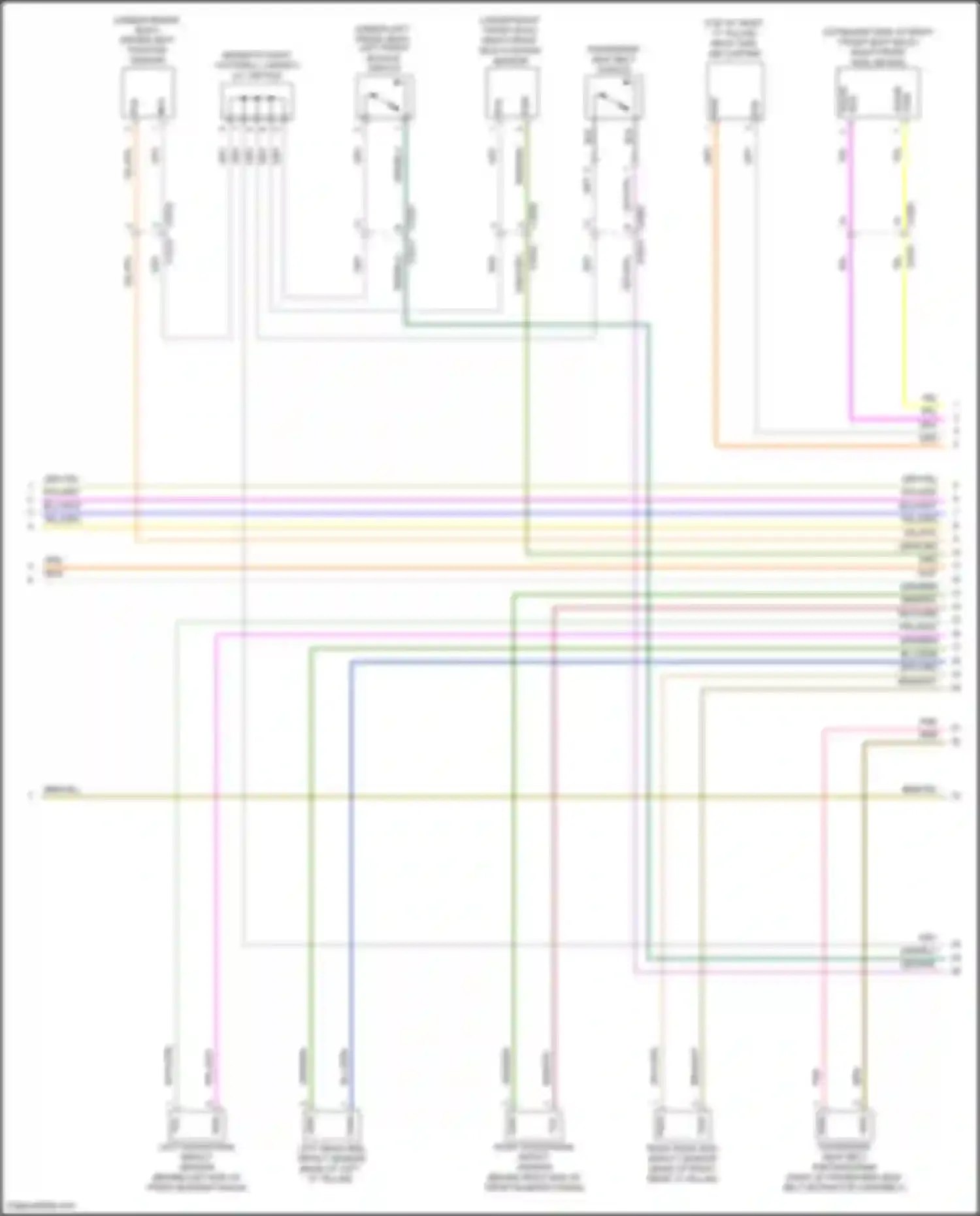 XF Jaguar II (2015-2020): Supplemental restraints circuit (3 of 4)