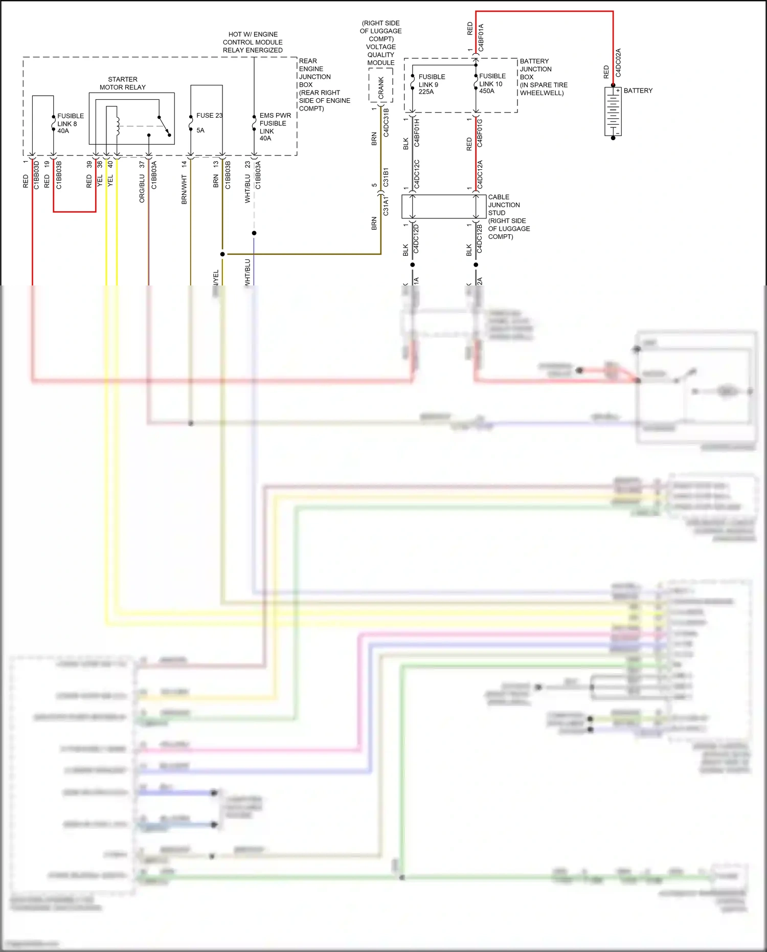 Wiring diagram automatic transmission control switch for Jaguar XF II (2015-2020) (1 of 1)
