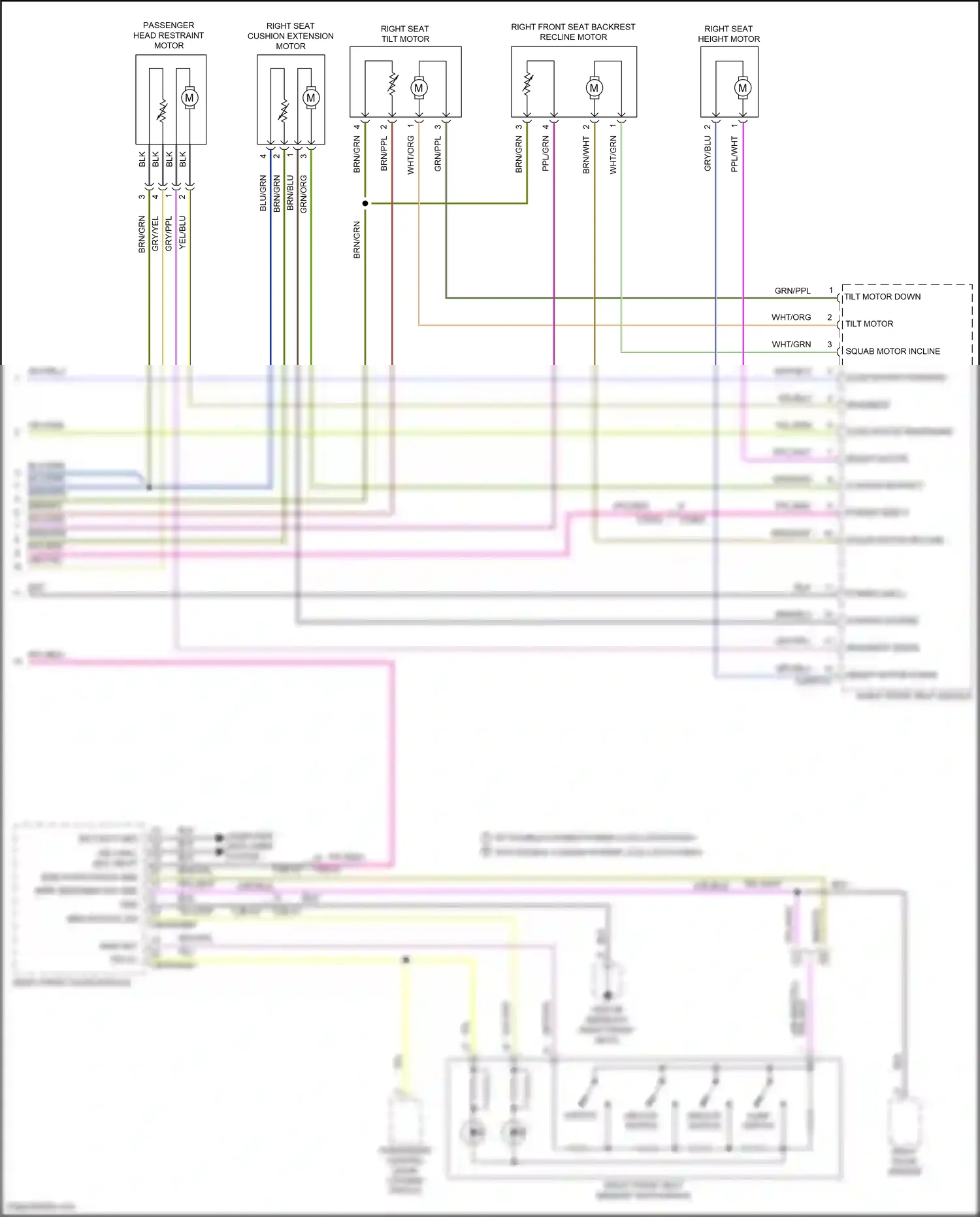 Wiring diagram blu/grn for Jaguar XF II (2015-2020) (28 of 86)