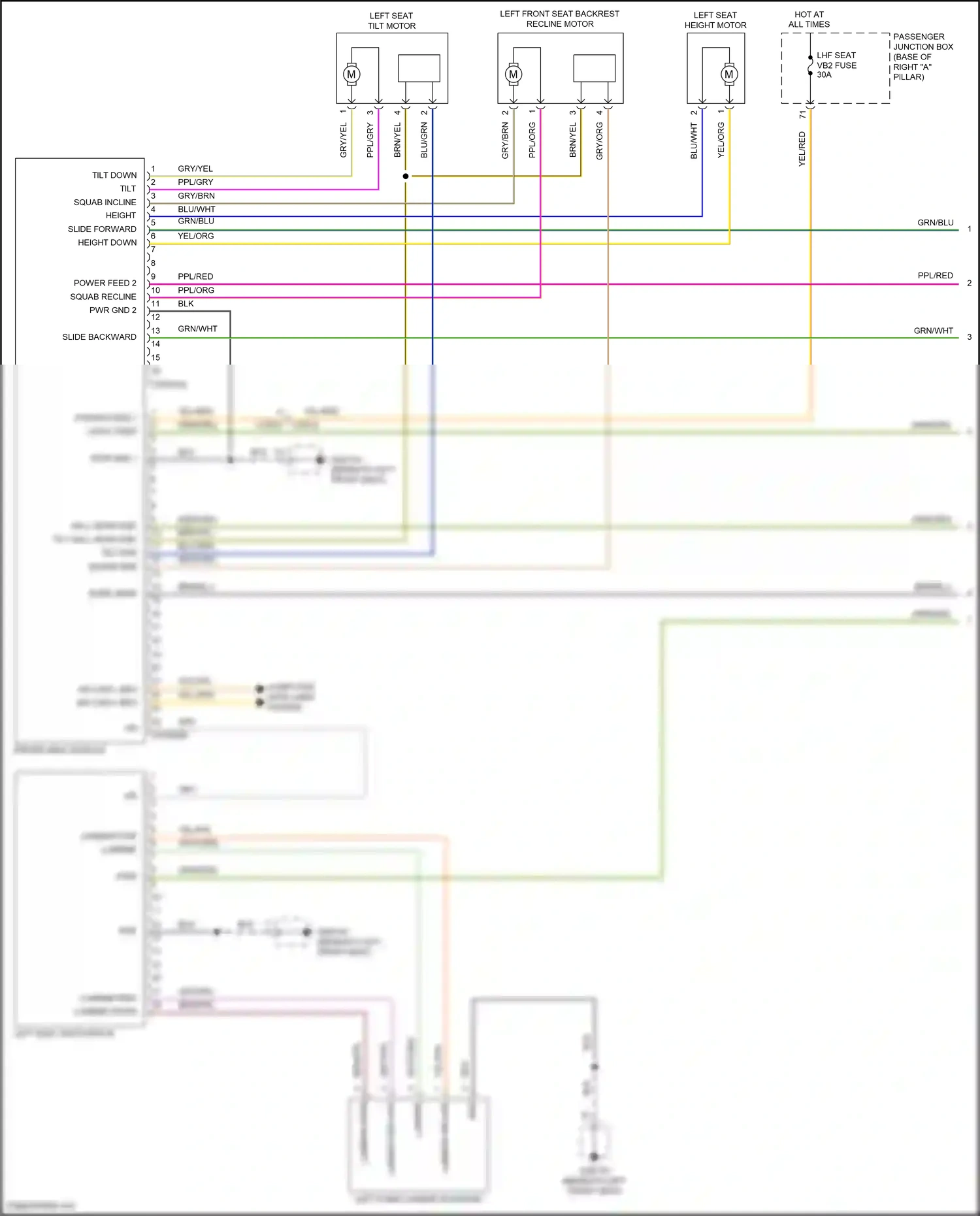 Wiring diagram computer data lines system for Jaguar XF II (2015-2020) (23 of 82)