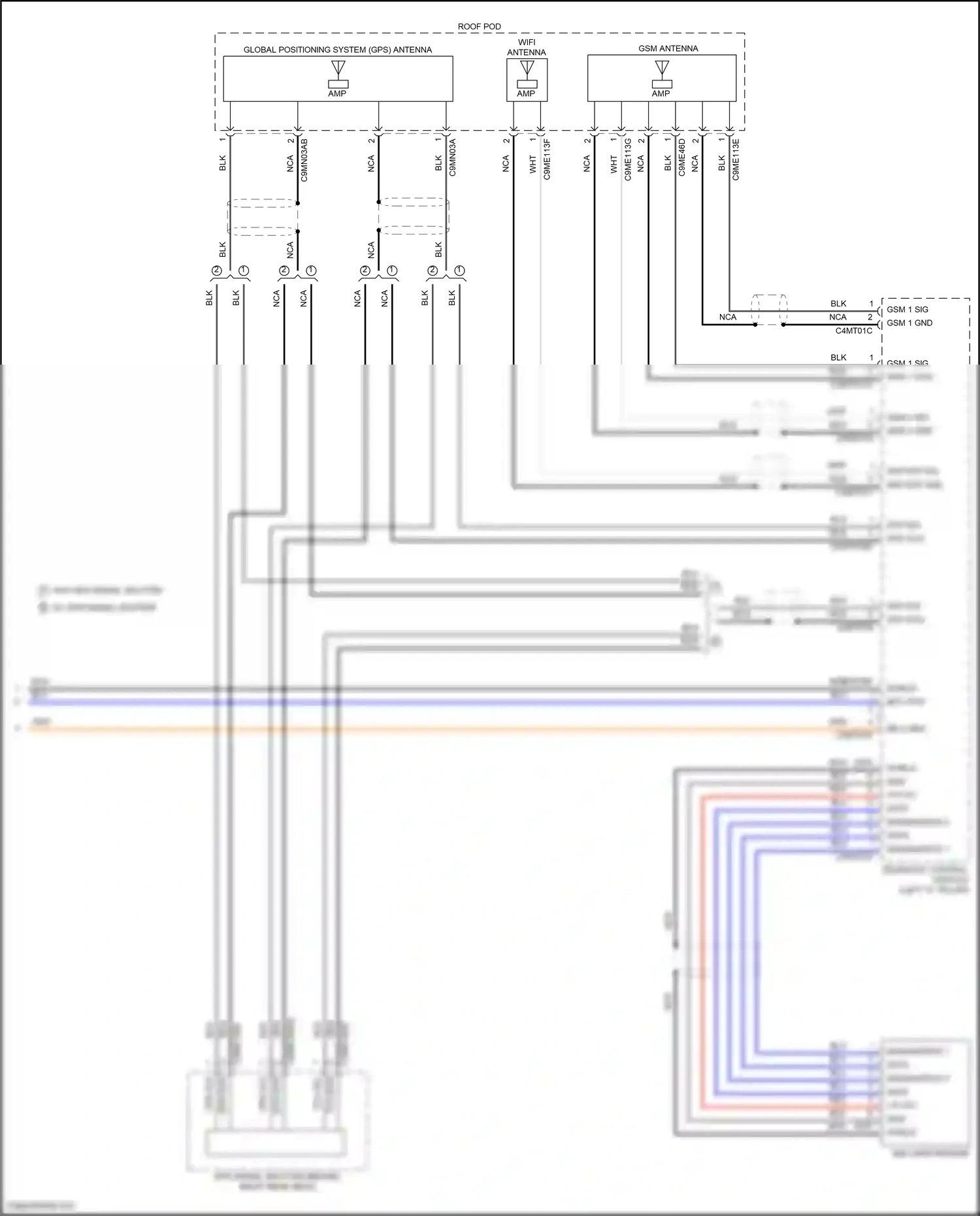 Wiring diagram diagnostics 2 for Jaguar XF II (2015-2020) (1 of 1)