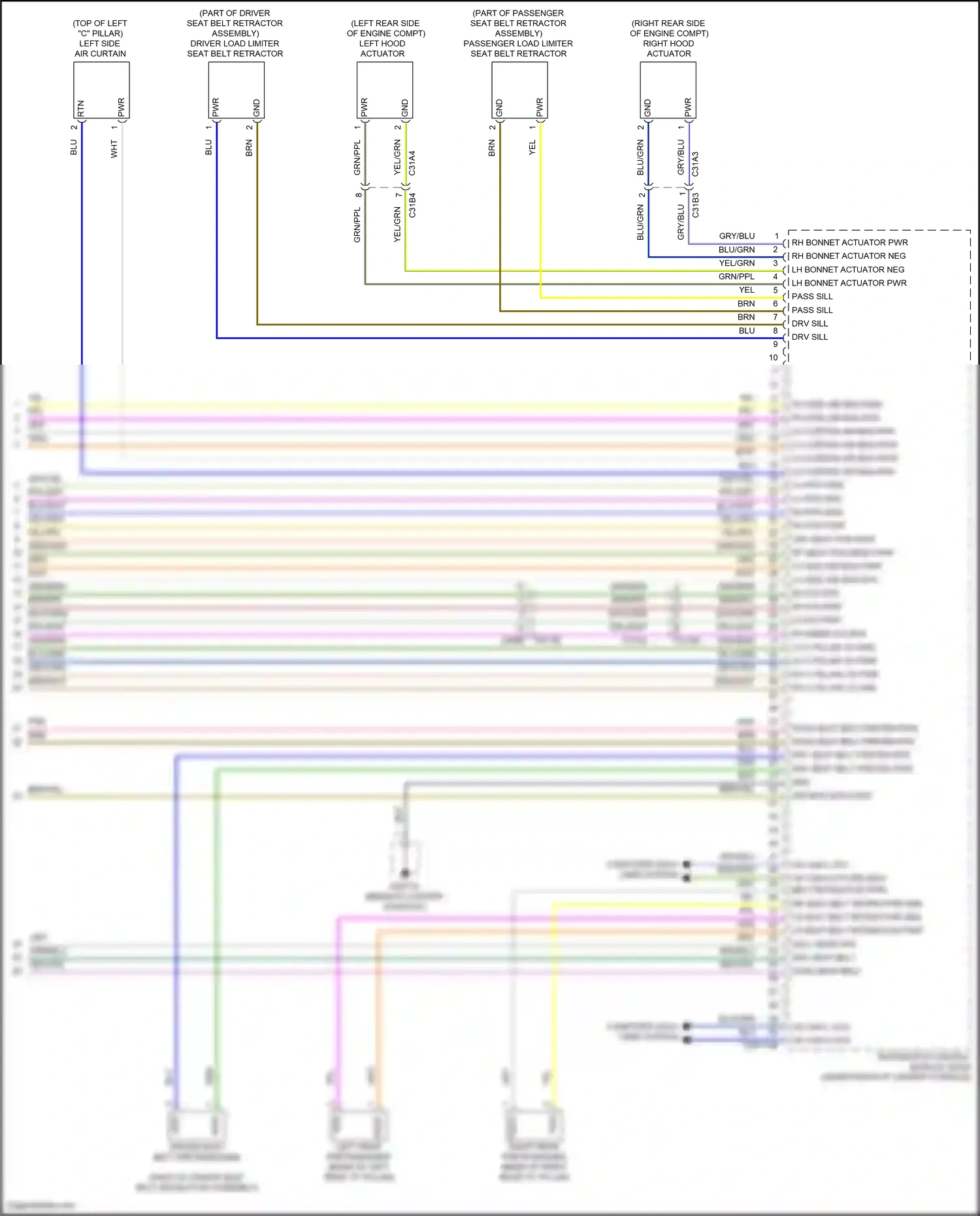 Wiring diagram gry/blu for Jaguar XF II (2015-2020) (9 of 52)