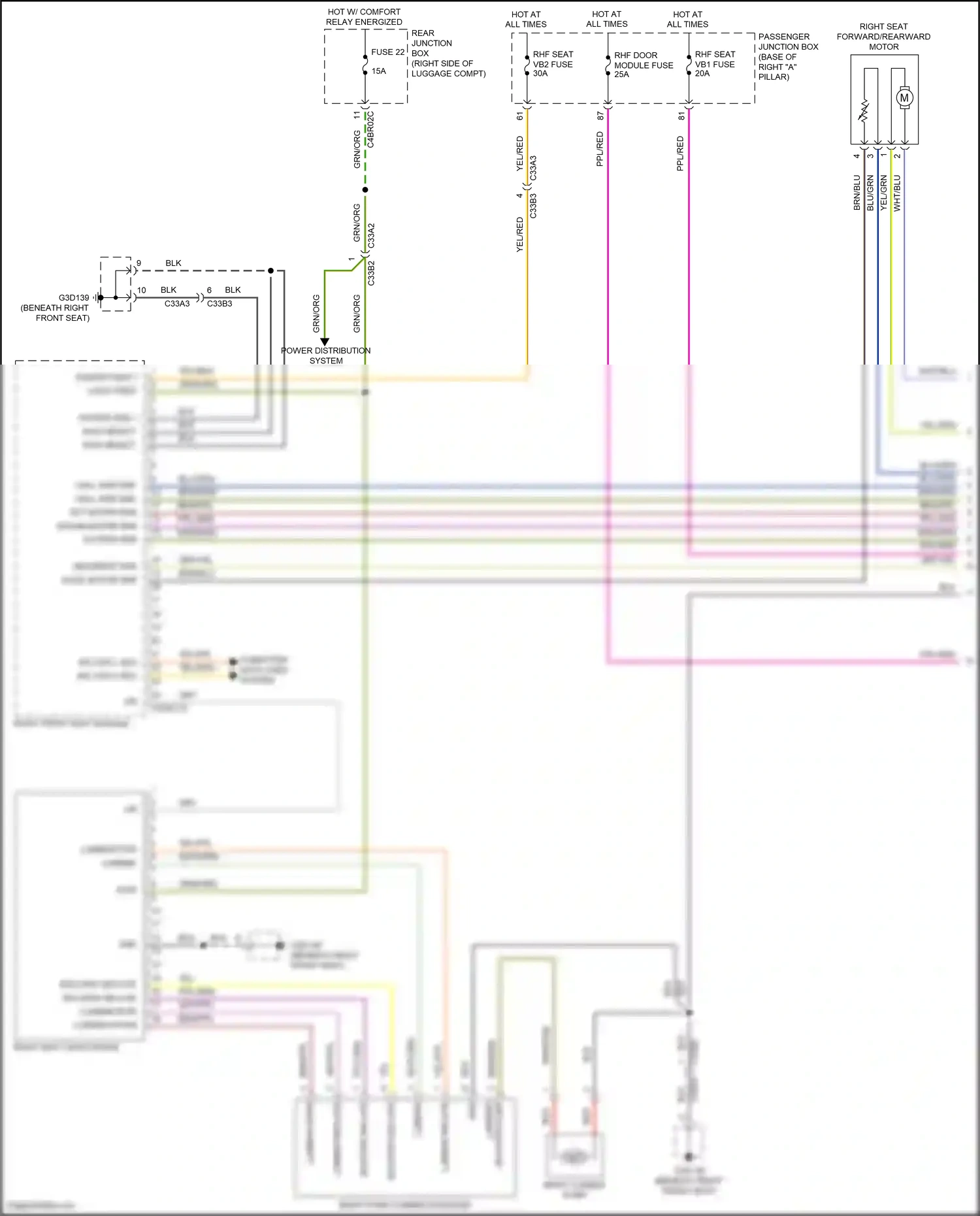 Wiring diagram mod select b for Jaguar XF II (2015-2020) (1 of 1)