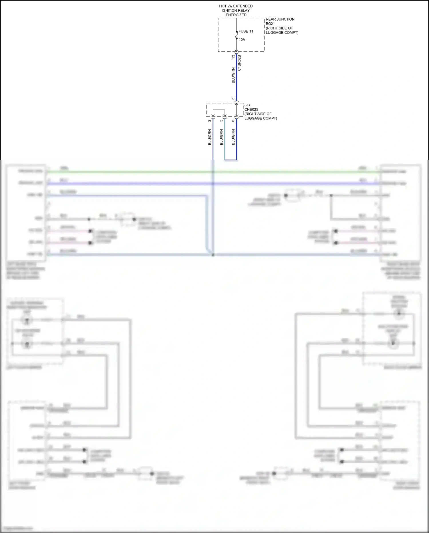 Wiring diagram multi-function display unit for Jaguar XF II (2015-2020) (1 of 3)
